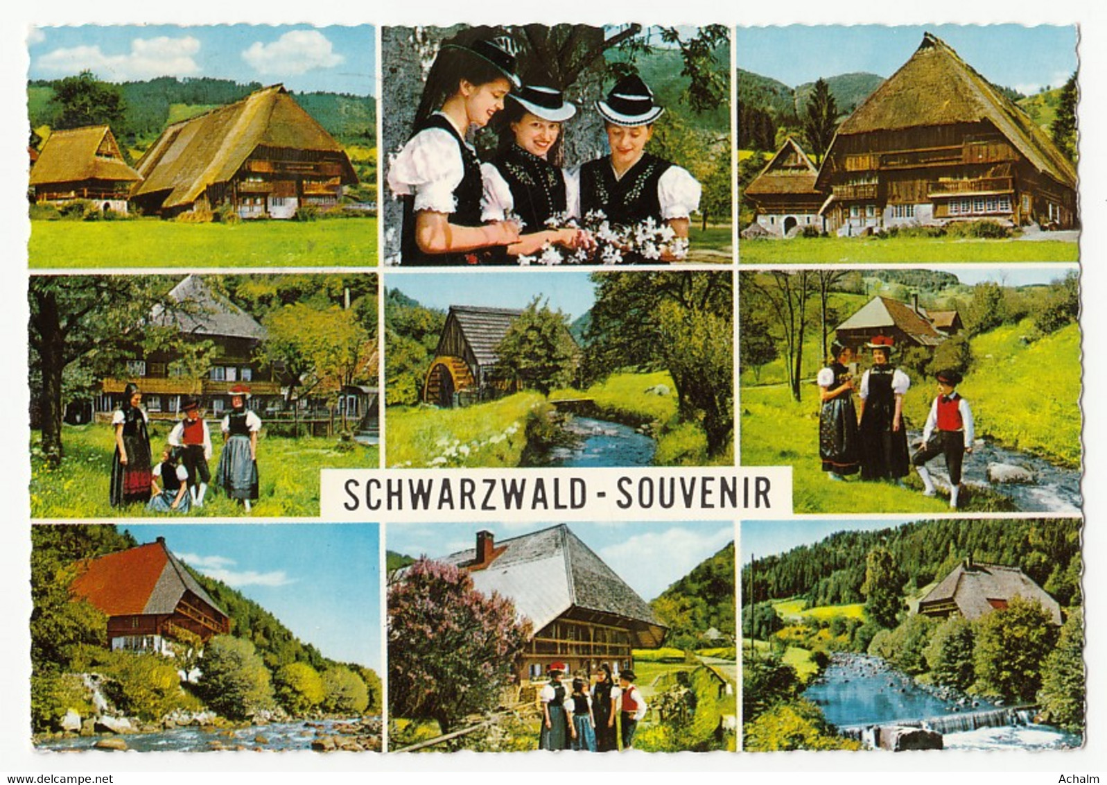 Schwarzwald Souvenir Im Gutachtal - 9 Ansichten ~ 1965 - Gutach (Schwarzwaldbahn)