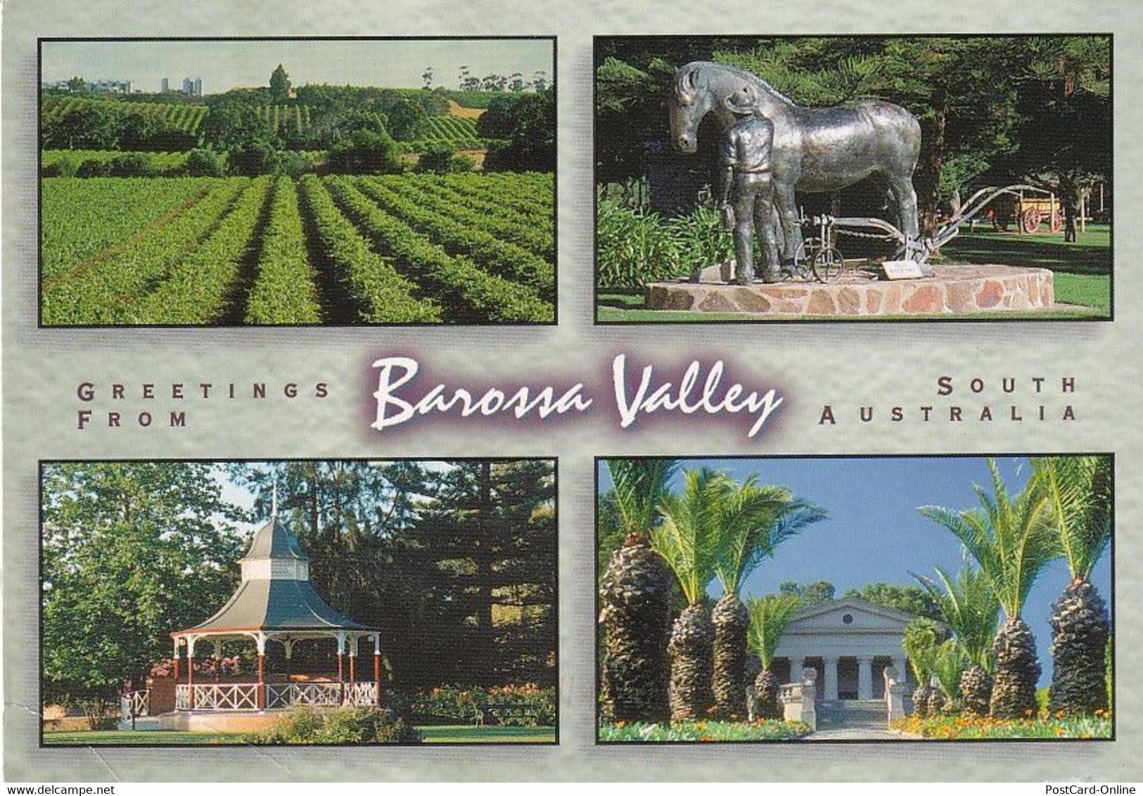 730 - Australien - Barossa Valley , South Australia , Mehrbildkarte - Gelaufen - Barossa Valley