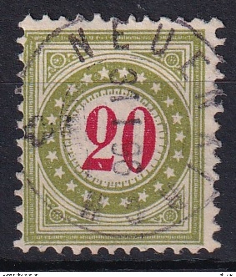 19E II K  Portomarke Sauber Vollstempel NEUENKIRCH - Postage Due