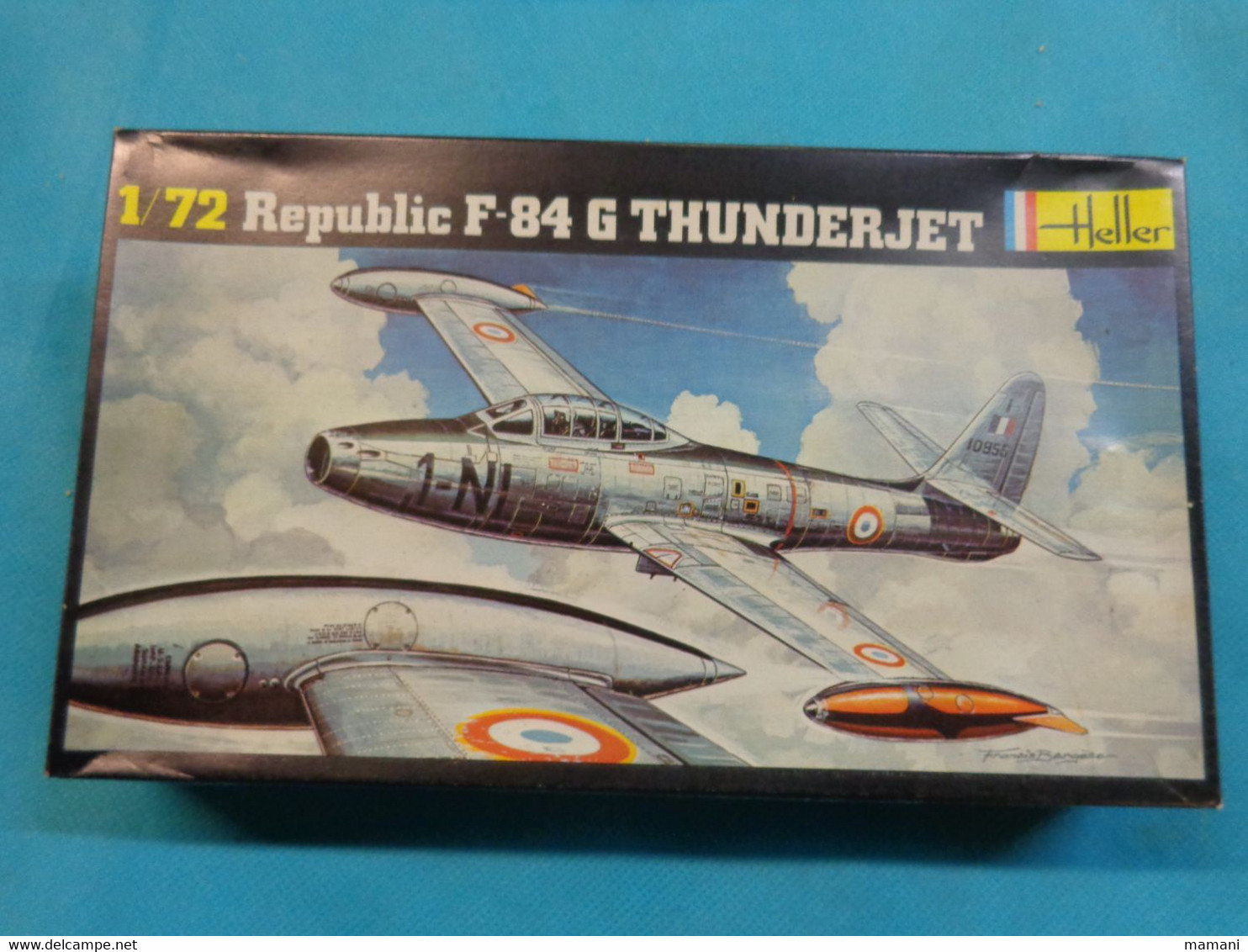 Maquette Pastique 1/72 Heller Ref 278 F-84 G - Autres & Non Classés