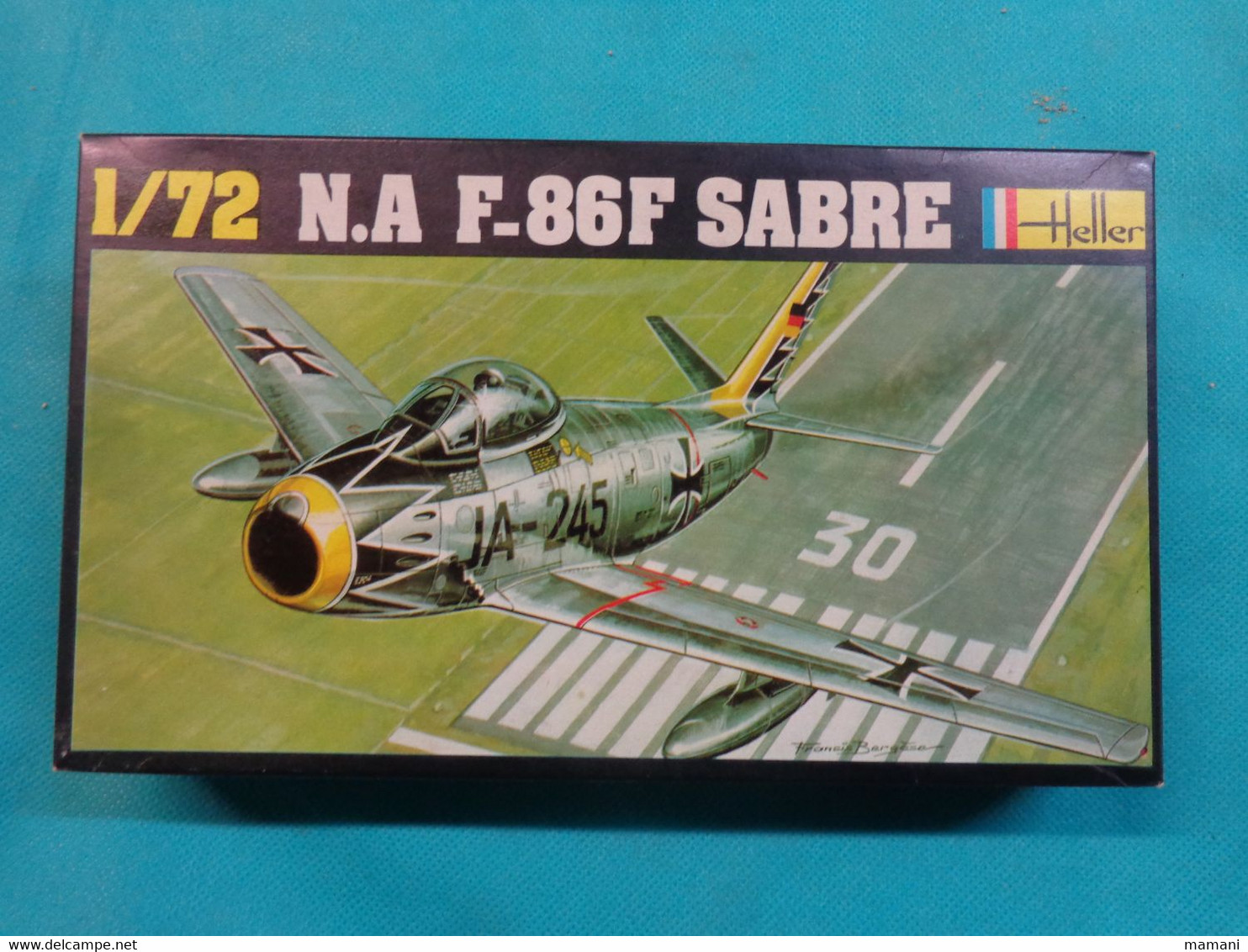 Maquette Pastique 1/72 Heller Ref 277 N.A F -86 F SABRE - Other & Unclassified