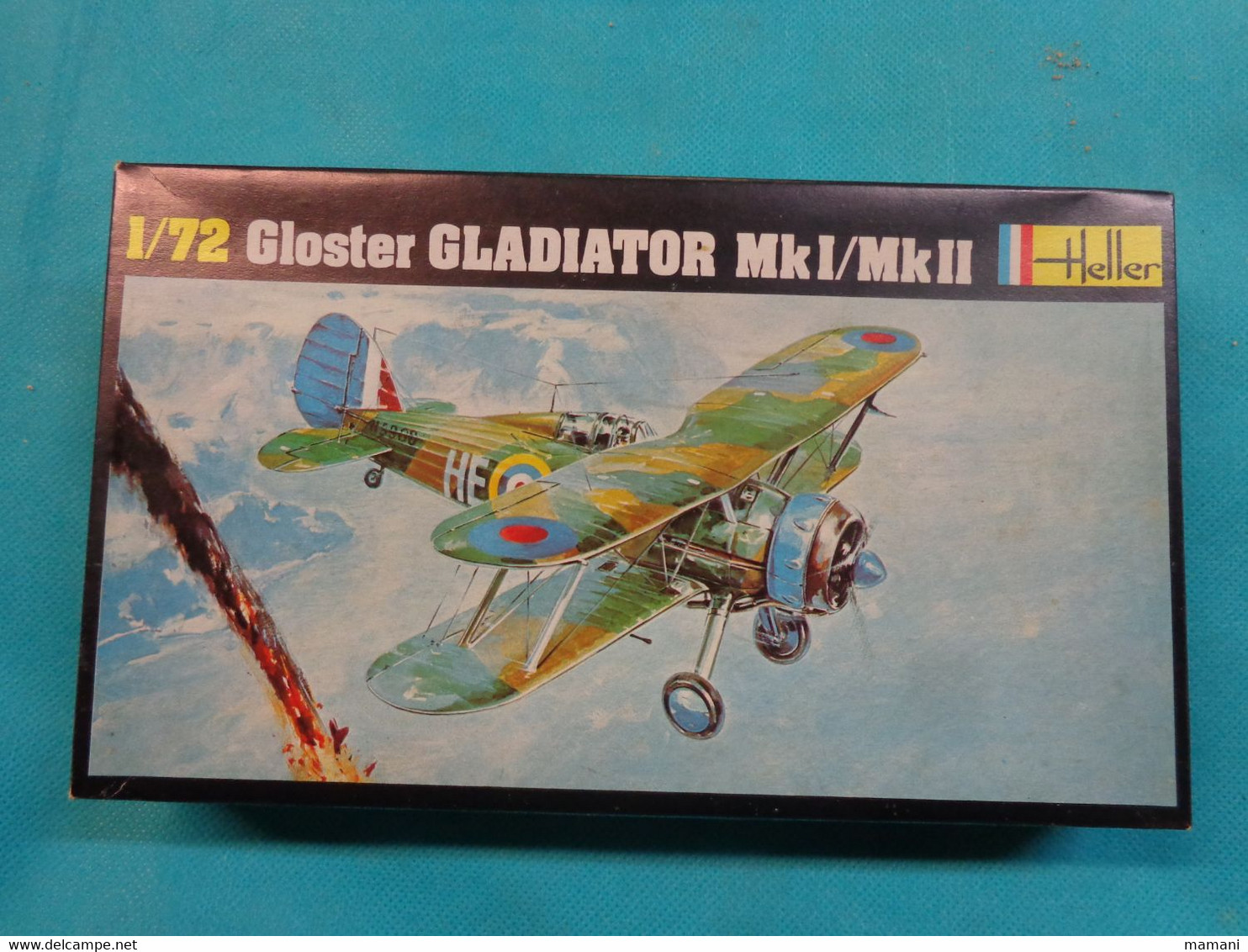 Maquette Pastique 1/72 Heller Ref 270  GLOSTER GLADIATOR M K - Autres & Non Classés