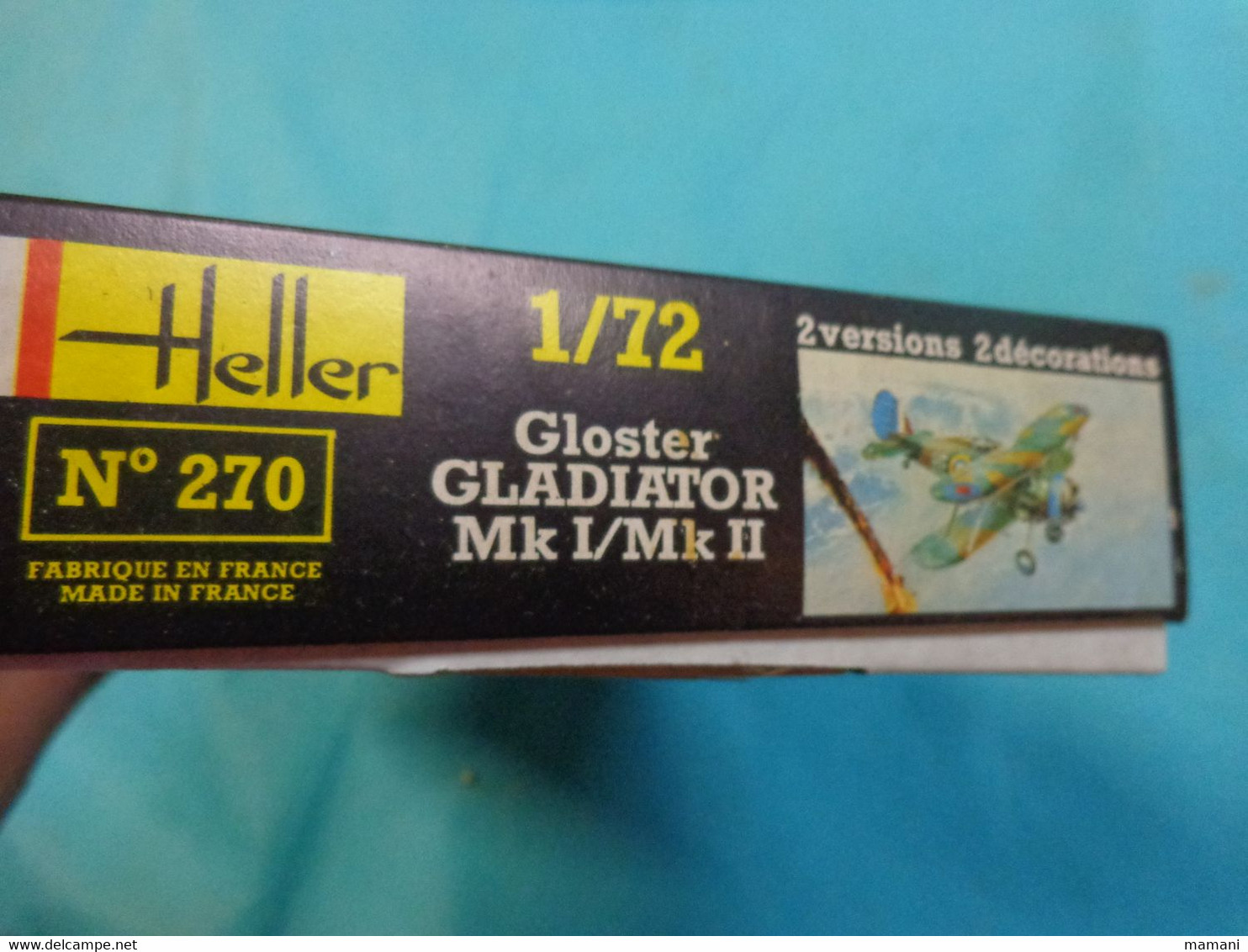 Maquette Pastique 1/72 Heller Ref 270  GLOSTER GLADIATOR M K - Other & Unclassified