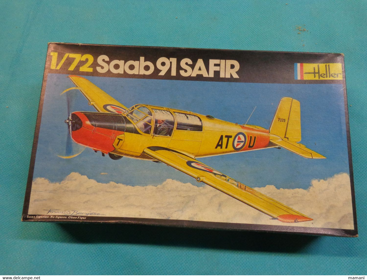 Maquette Pastique 1/72 Heller Ref 262  SAAB 91 SAFIR - Autres & Non Classés