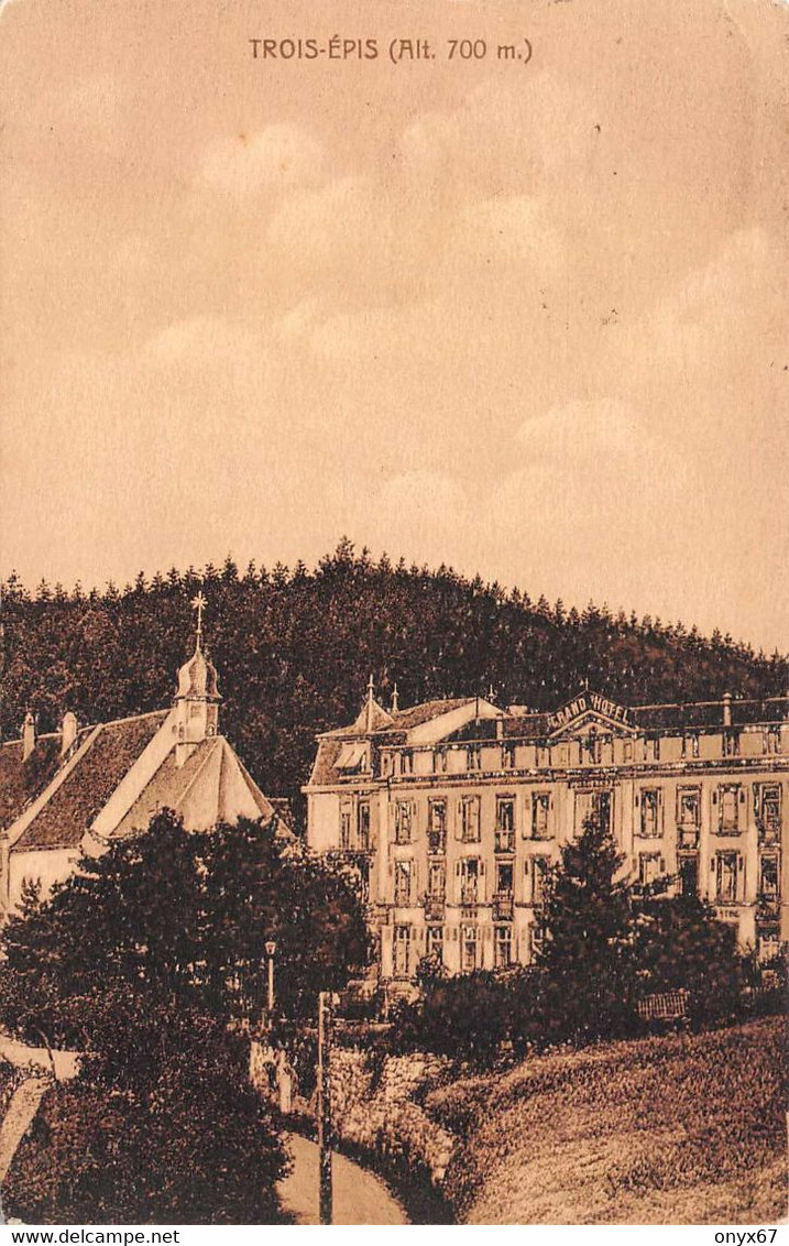 TROIS-EPIS-Drei-Aehren-Turckheim-Kaysersberg-68-Haut-Rhin-Grand Hôtel Dessin-Illustrateur - Trois-Epis