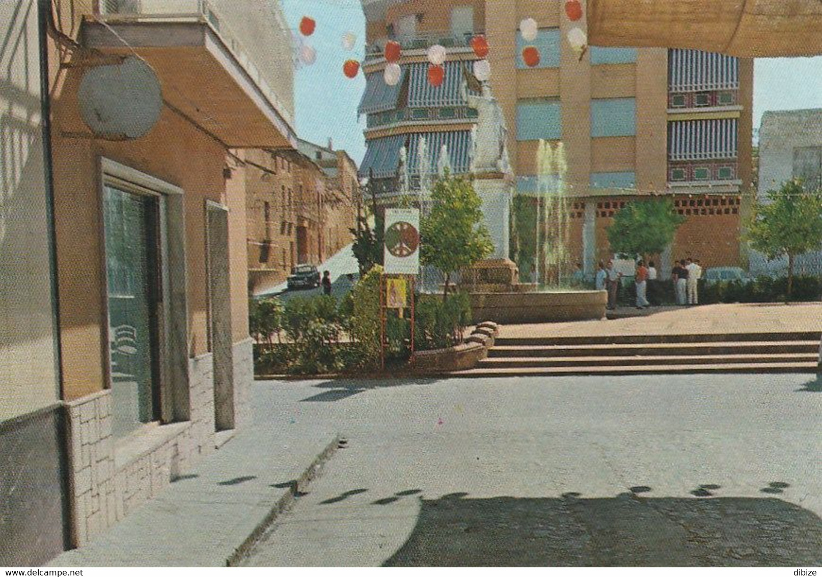 Tarjeta Postal. España. Bailen. (Jaén). Plaza General Castaños. Condición Media. Manchas. - Jaén