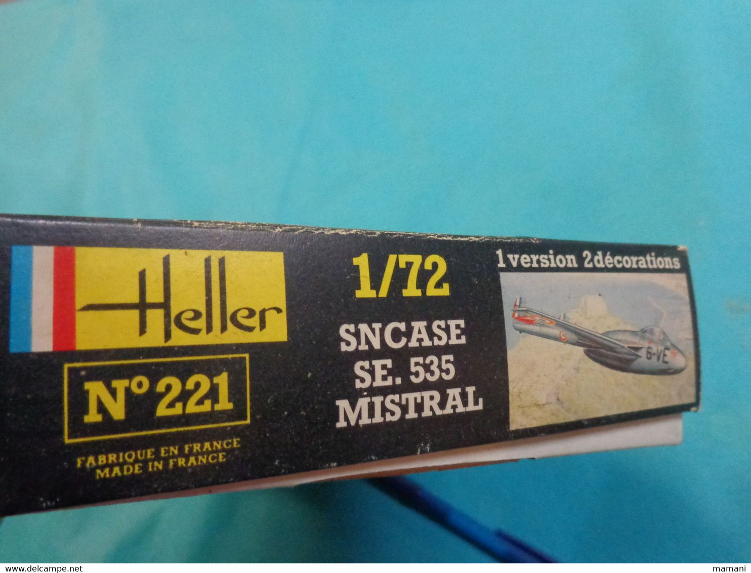 Maquette Plastique 1/72 Heller Ref 221  SNCASE SE 535 MISTRAL - Autres & Non Classés