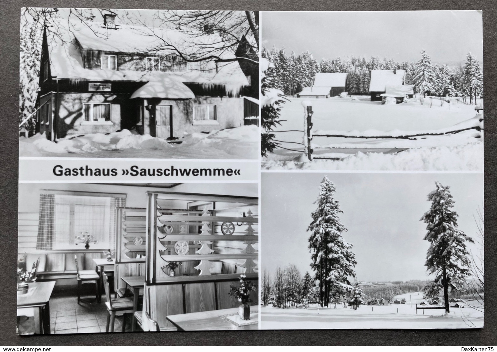 Gasthaus ,Sauschwemme‘ Im Winter - Johanngeorgenstadt