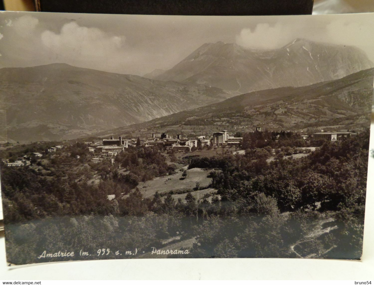 Cartolina Amatrice Prov Rieti Panorama Anni 60 - Rieti