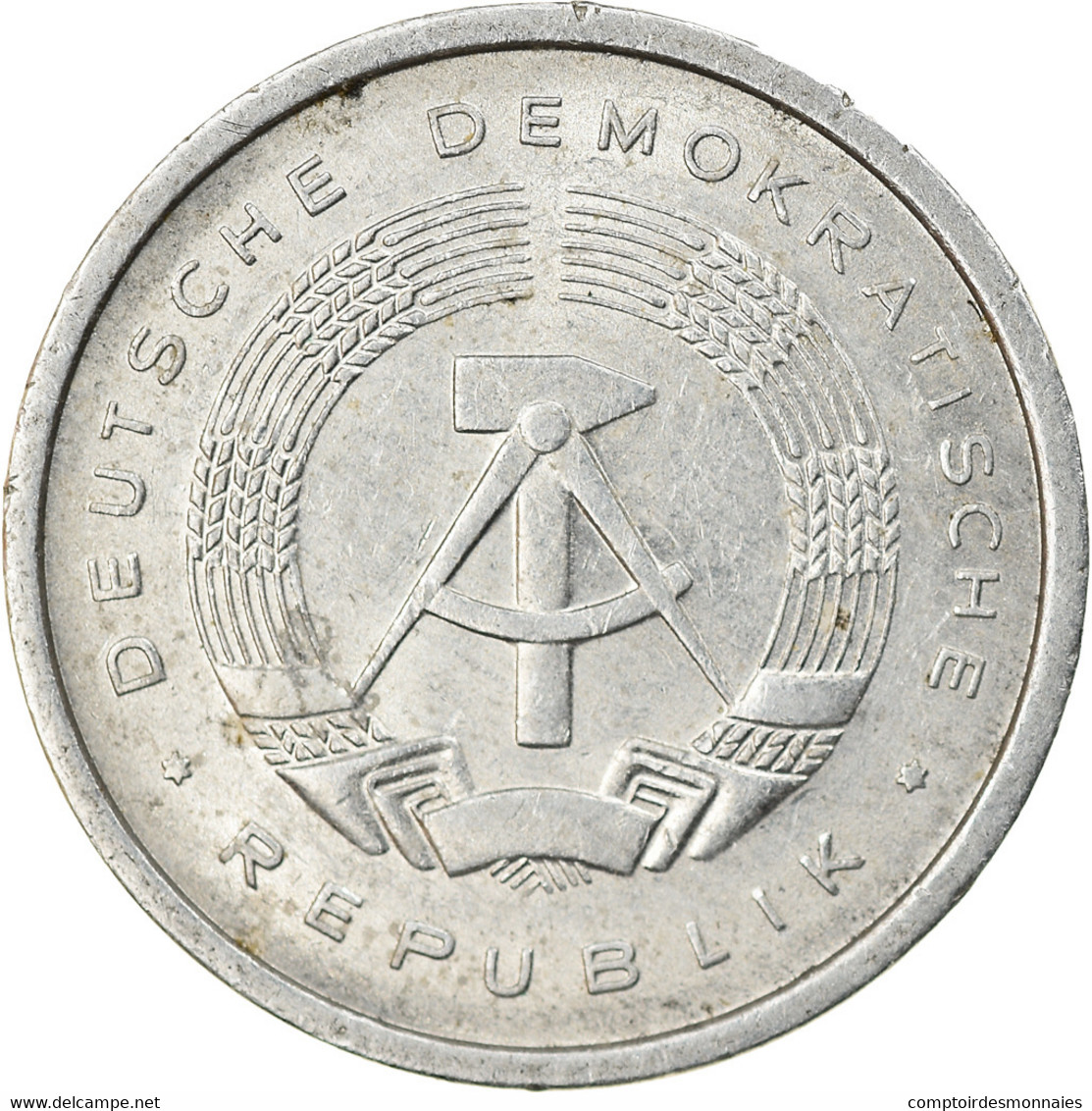 Monnaie, GERMAN-DEMOCRATIC REPUBLIC, 5 Pfennig, 1980, Berlin, TTB, Aluminium - 5 Pfennig