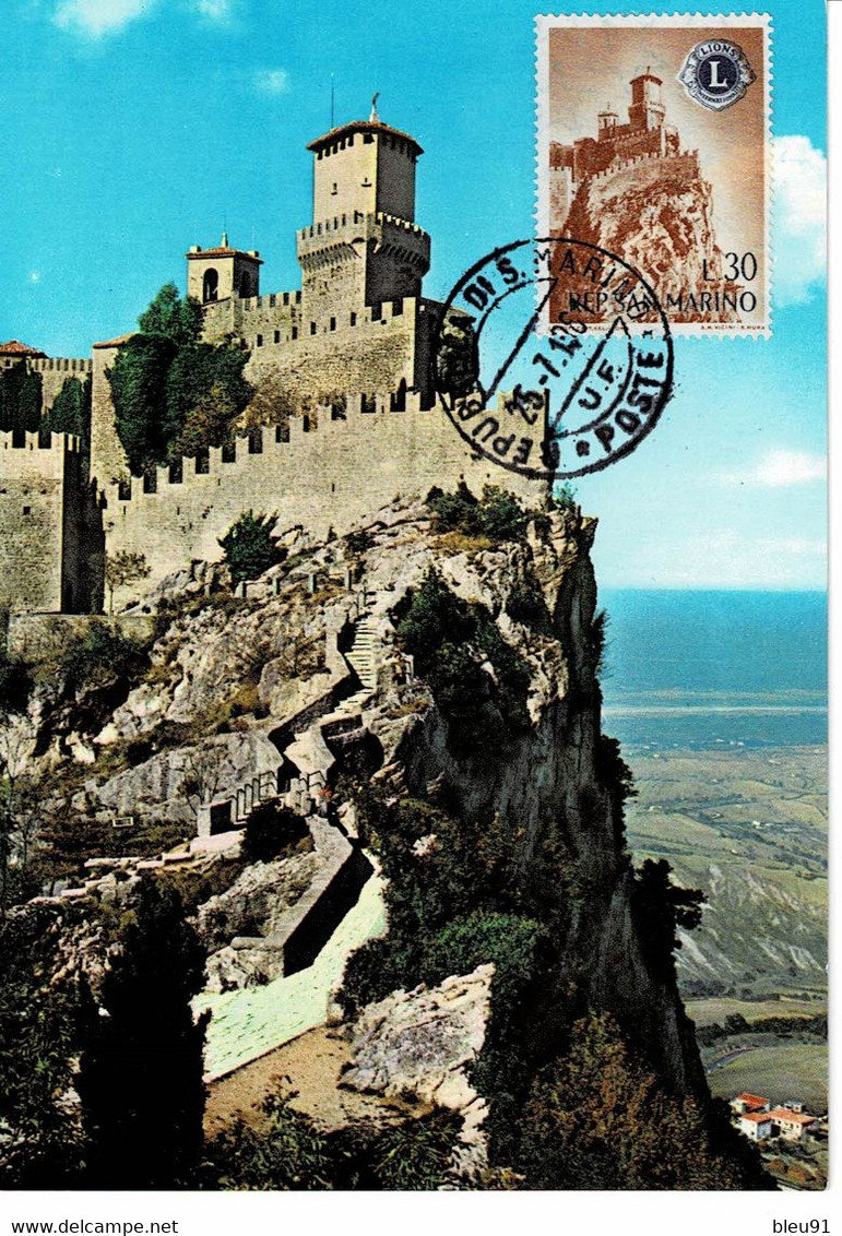 CARTE MAXIMUM SAINT MARIN REPUBLICA DI SAN MARINO - Otros & Sin Clasificación