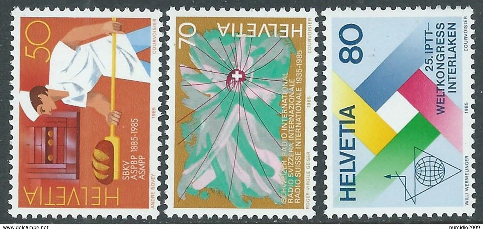1985 SVIZZERA PROPAGANDA MNH ** - RD21-2 - Unused Stamps