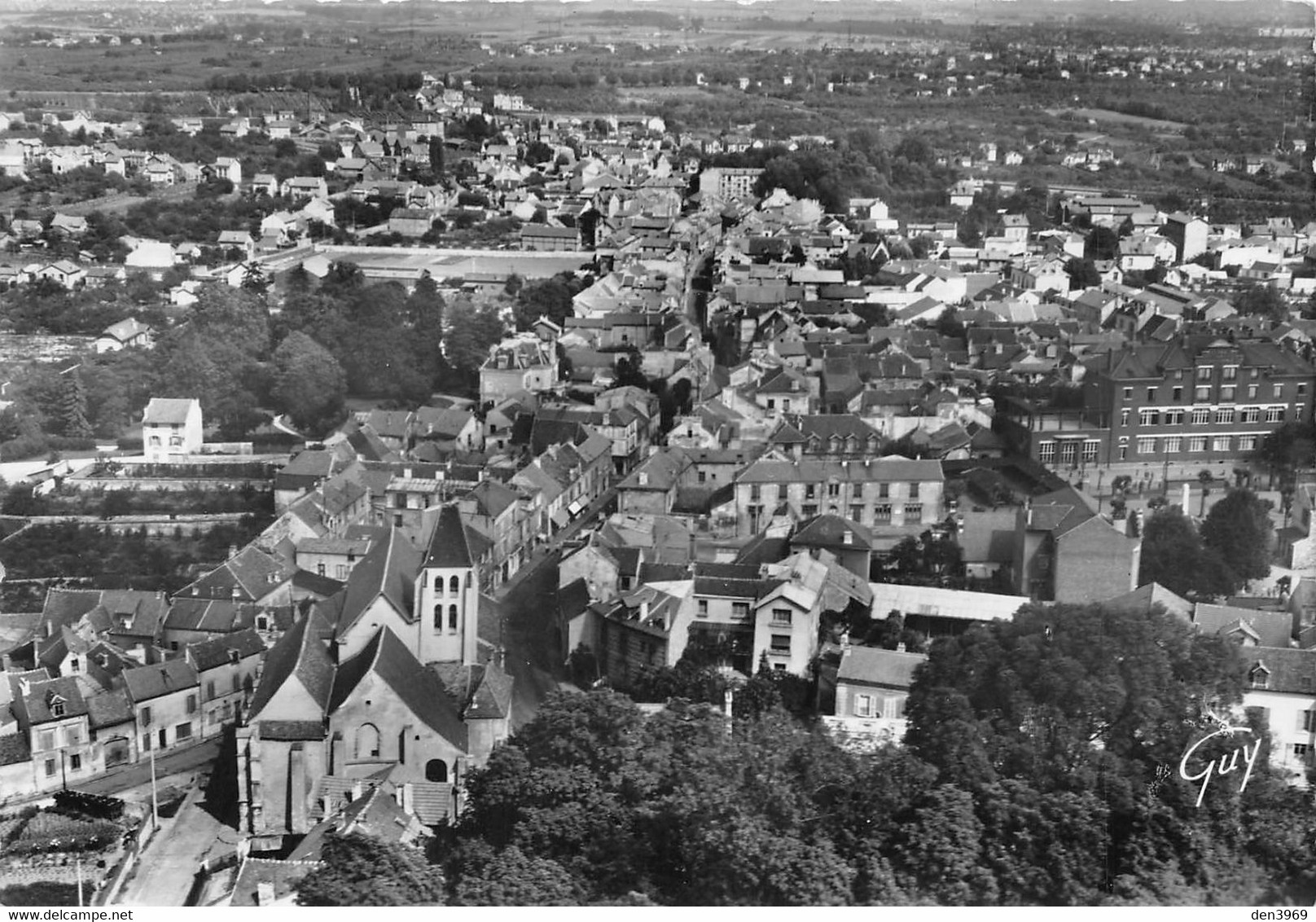 GROSLAY - Vue Générale Et église Saint-Martin - Groslay