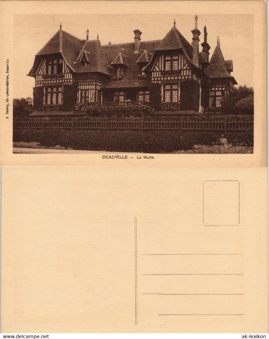 CPA Deauville Haus Gebäude-Ansicht La Hutte 1910 - Otros & Sin Clasificación