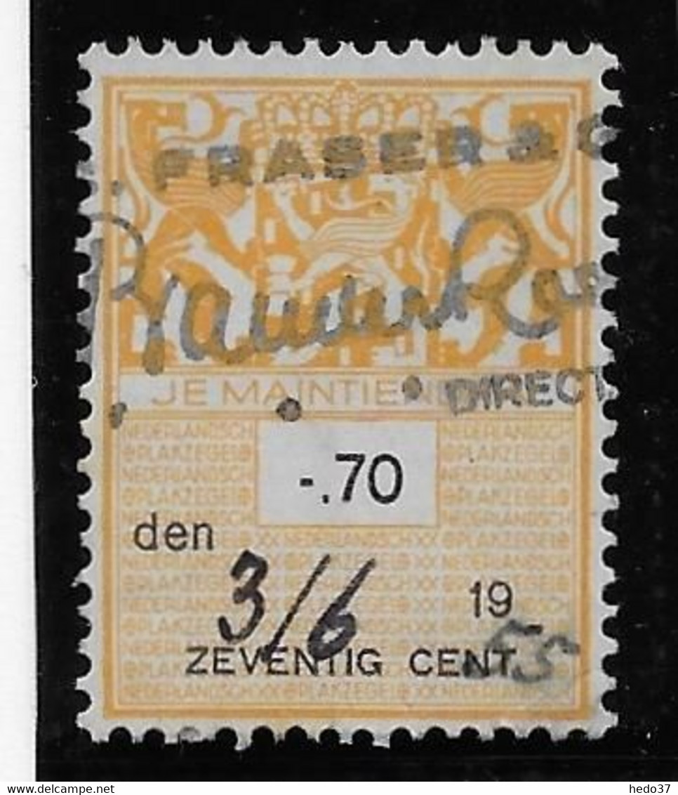 Pays Bas - Fiscal - Oblitéré - TB - Revenue Stamps