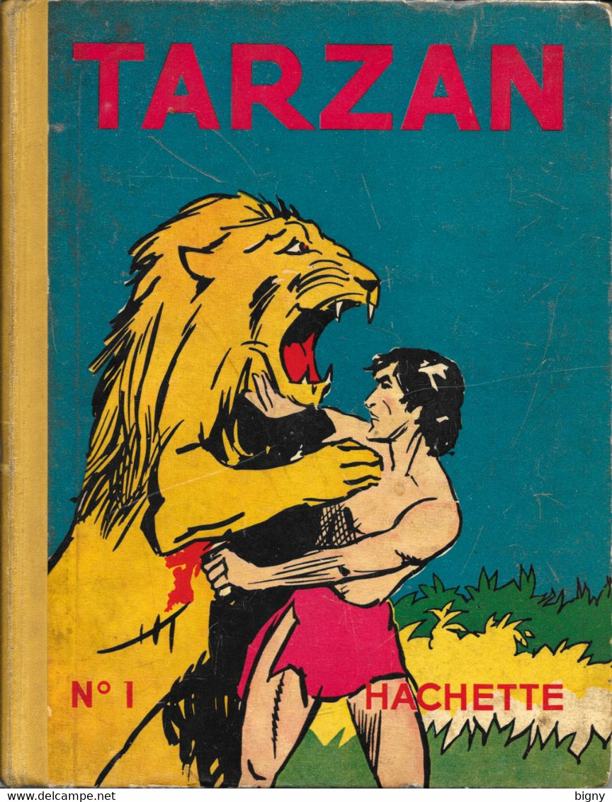 TARZAN N° 1 - Année: 1936 - Edition Originale - Auteur Edgar Rice Burroughs - Illustrateur H. Foster - Tarzan