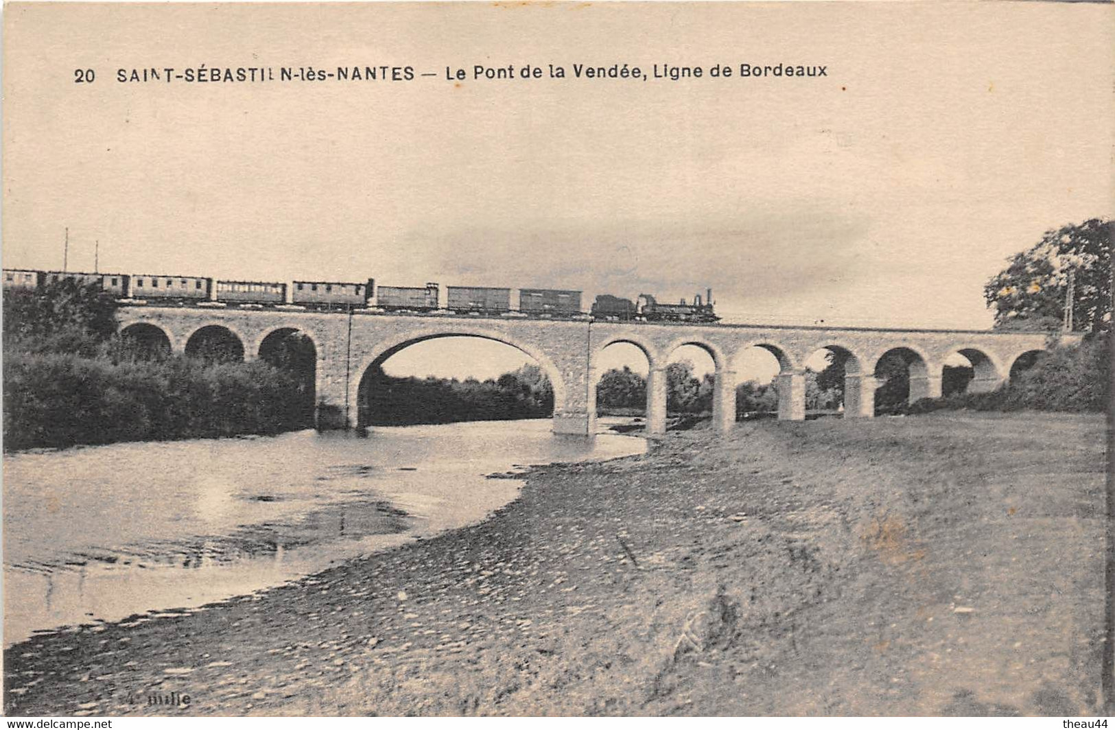 ¤¤  -   SAINT-SEBASTIEN-sur-LOIRE   -  Le Pont De La Vendée, Ligne De Bordeaux   -  Train , Chemin De Fer    -  ¤¤ - Saint-Sébastien-sur-Loire