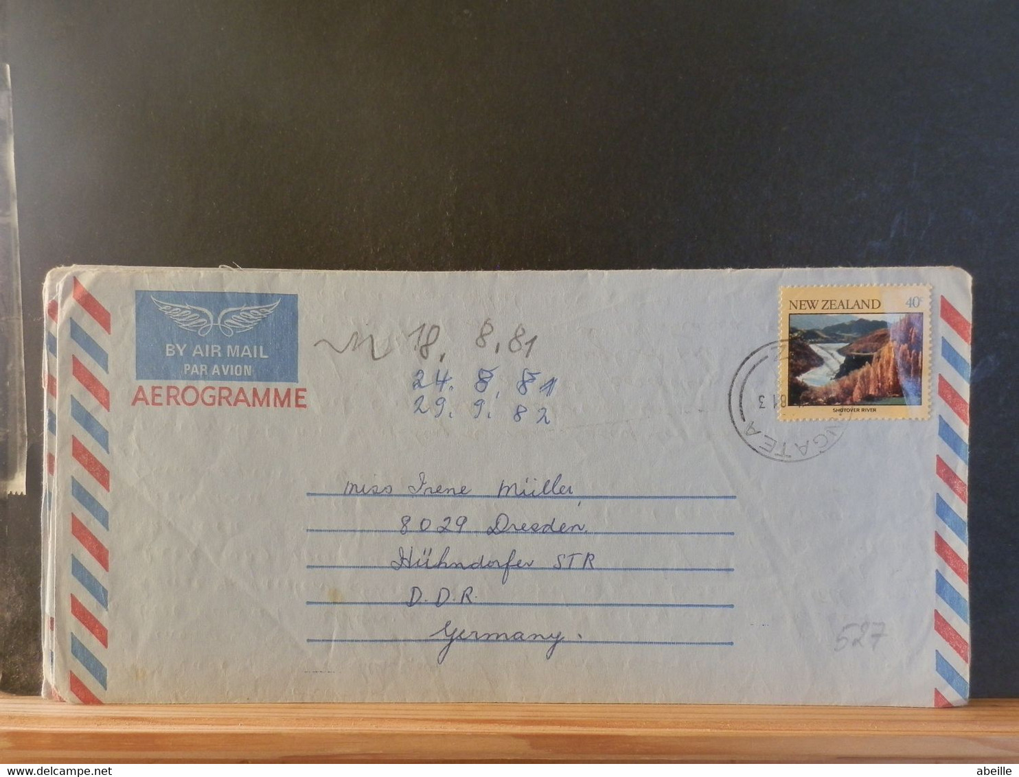 AEROGRAMME LOT 527: AEROGRAMME NEW ZEALAND - Postwaardestukken