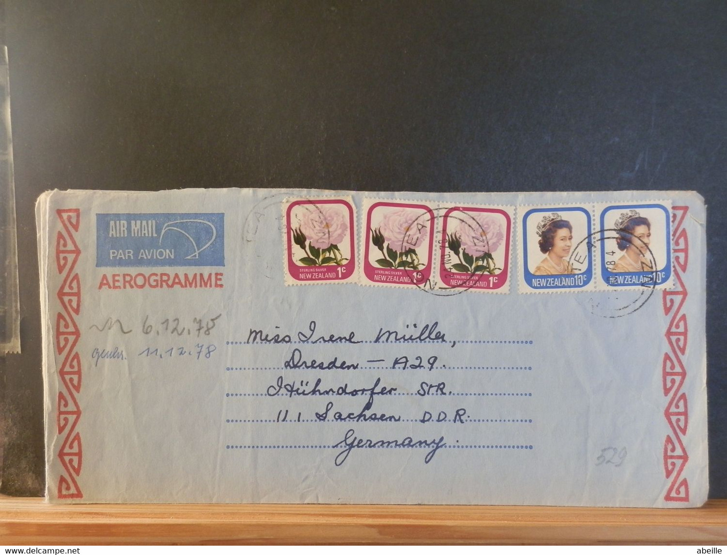 AEROGRAMME LOT 529: AEROGRAMME NEW ZEALAND - Postal Stationery