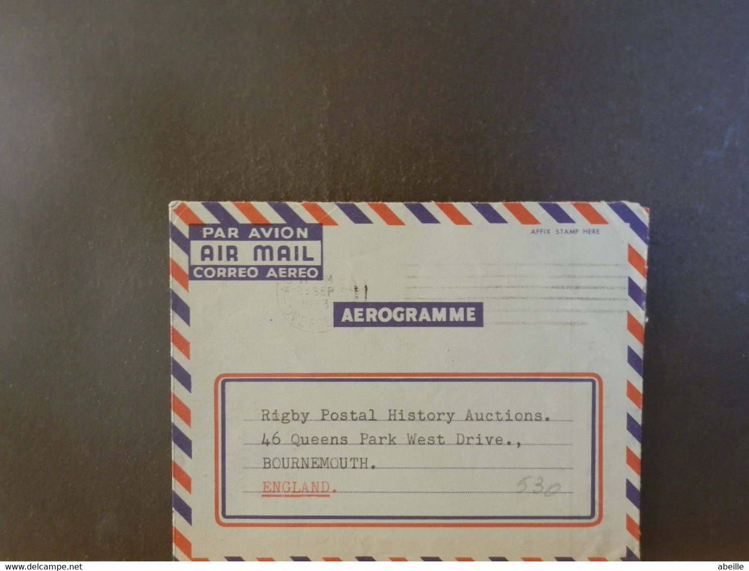 AEROGRAMME LOT 530 AEROGRAMME NEW ZEALAND - Entiers Postaux