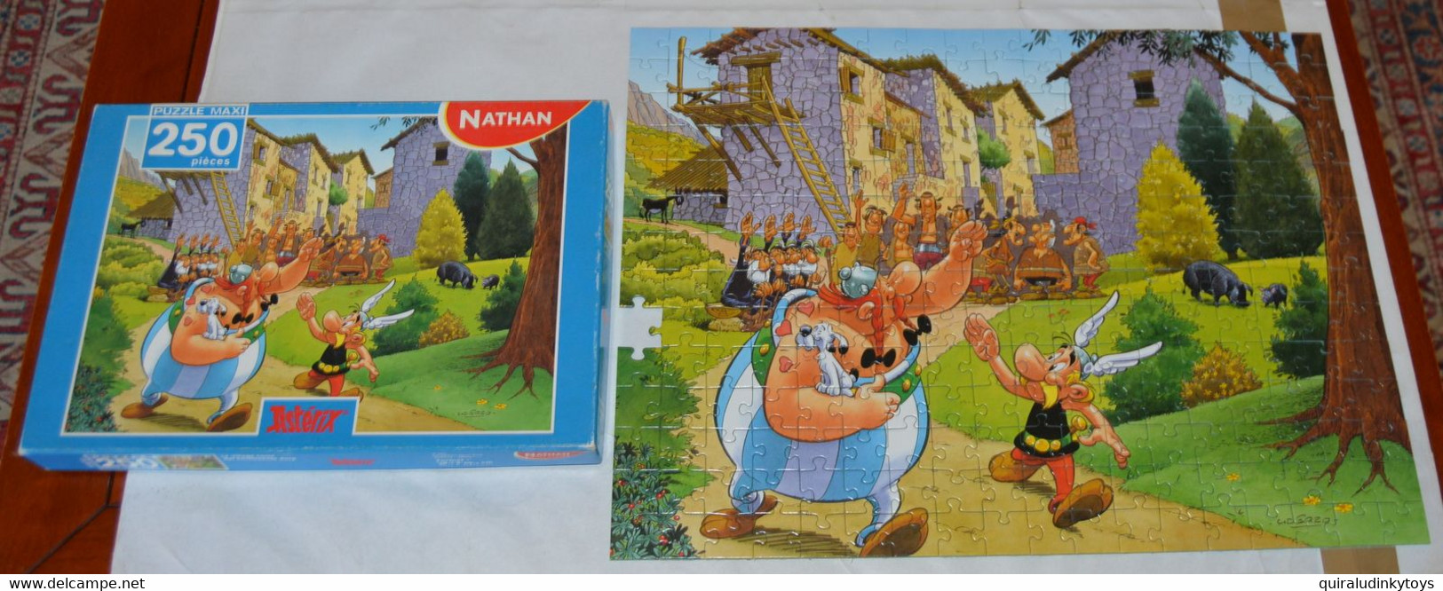 ASTERIX PUZLLE "LE VILLAGE CORSE" 250 Piéces 36,5x49,3  En Bon état Manque 1 Piéce Voir Photos - Puzzles