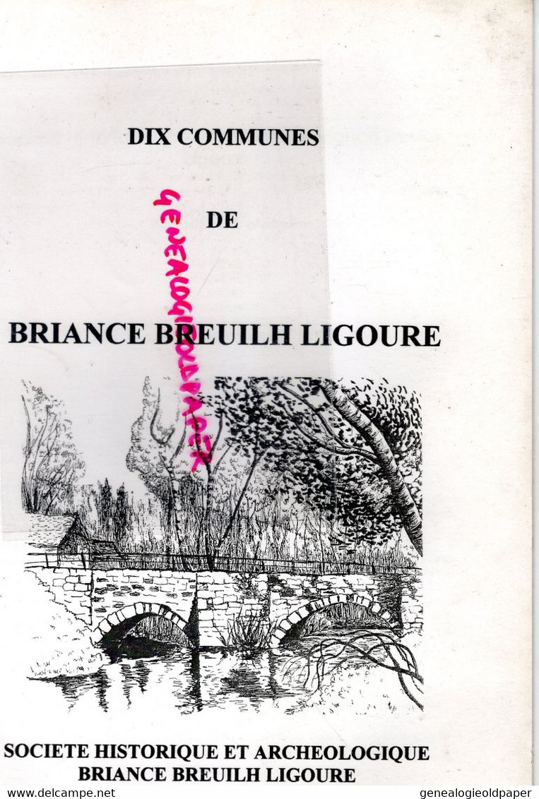 87- 10 COMMUNES BRIANCE BREUILH LIGOURE-BOISSEUIL-CHATEAU CHERVIX-GLANGES-PIERRE BUFFIERE-SAINT GENEST ROSELLE-VICQ- - Limousin