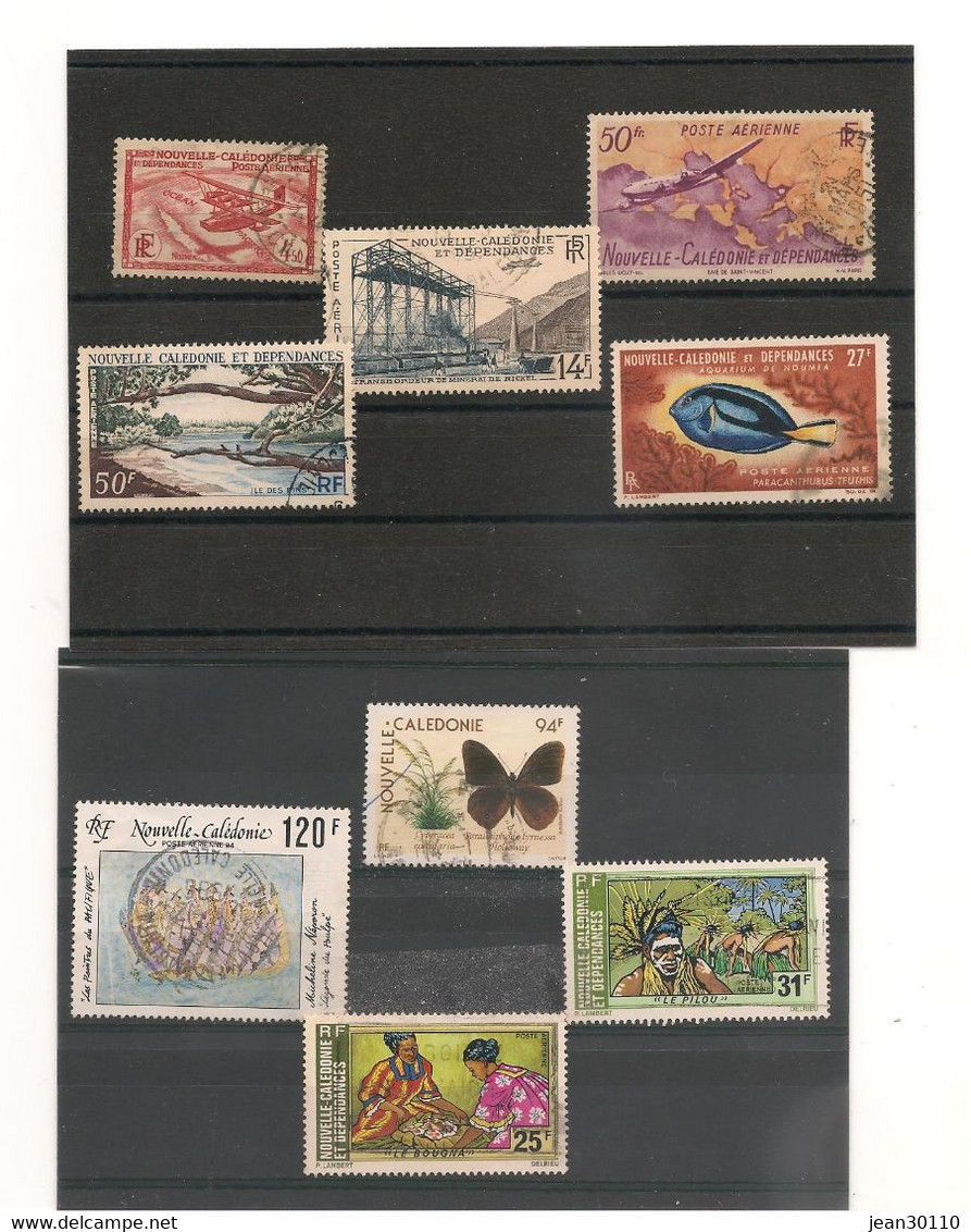 NOUVELLE CALÉDONIE LOT DE TIMBRES OBLITÉRÉS CÔTE : 20,00 € - Collections, Lots & Series