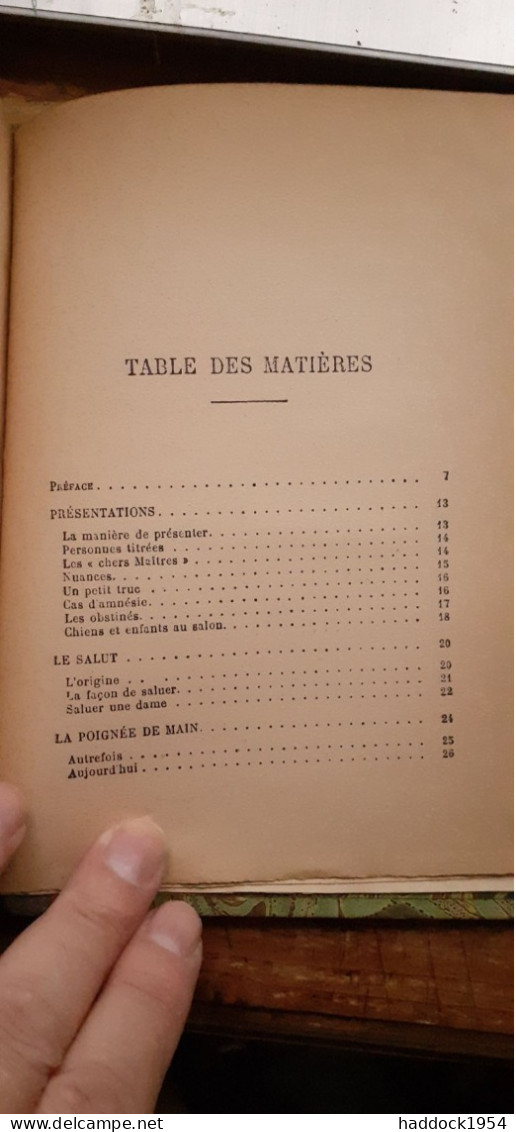 Le Nouveau Savoir-vivre PAUL REBOUX Flammarion 1930 - Soziologie