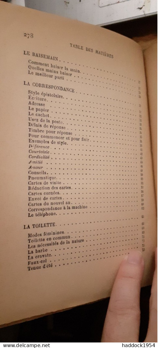 Le Nouveau Savoir-vivre PAUL REBOUX Flammarion 1930 - Sociologie