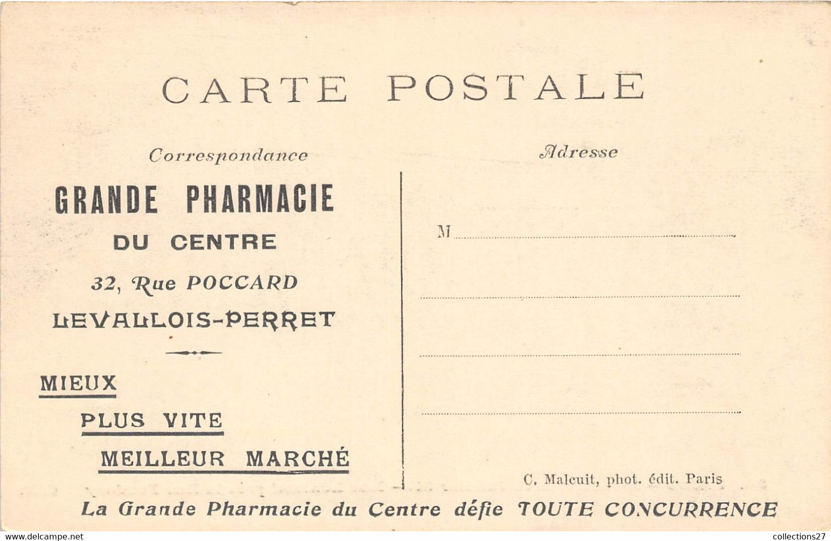 PARIS-75015-RUE LOURMEL PRES LA RUE FONDARY- INONDATION DE JANVIER 1910 - Paris (15)