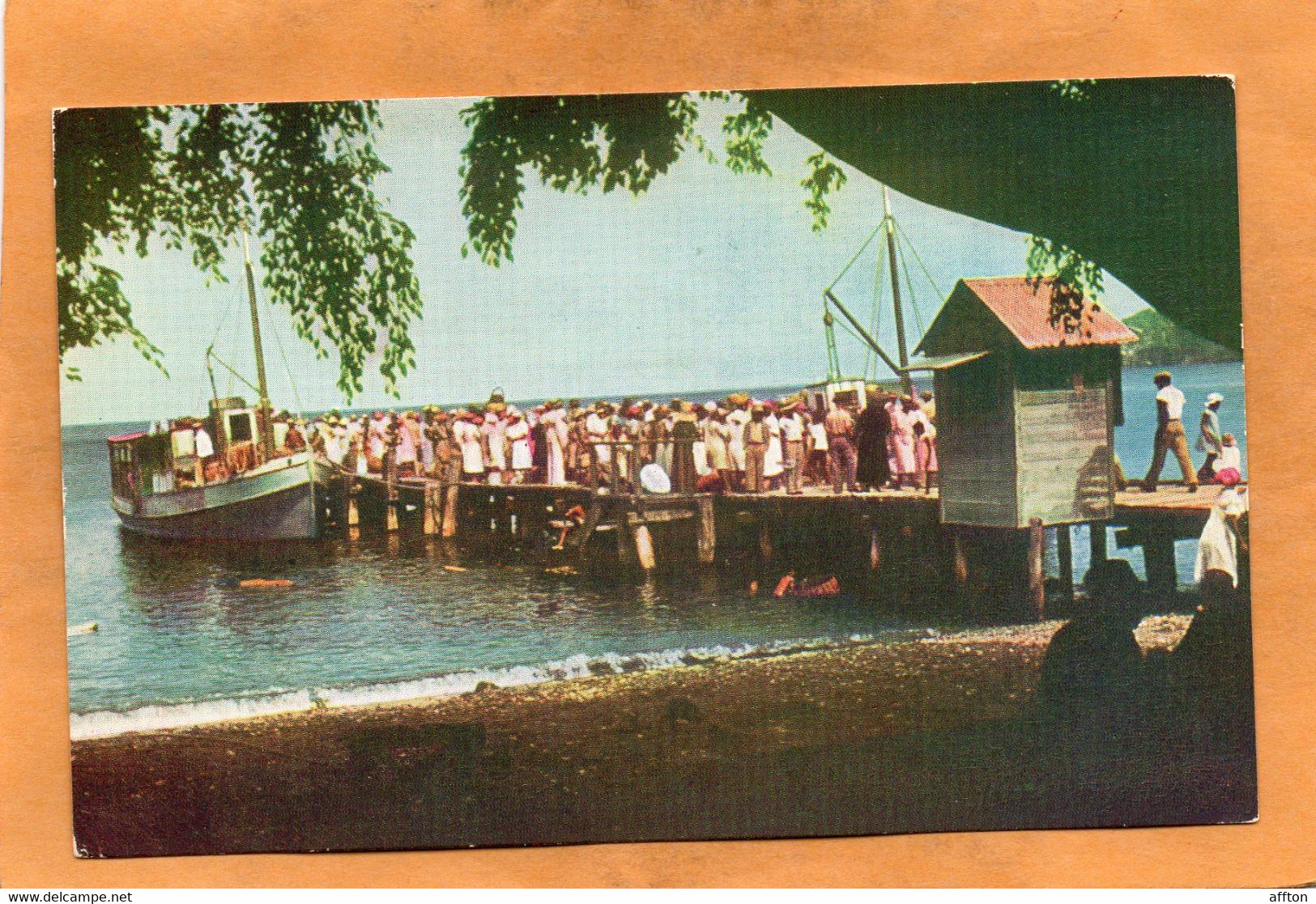 Saint Lucia Old Postcard - Santa Lucia