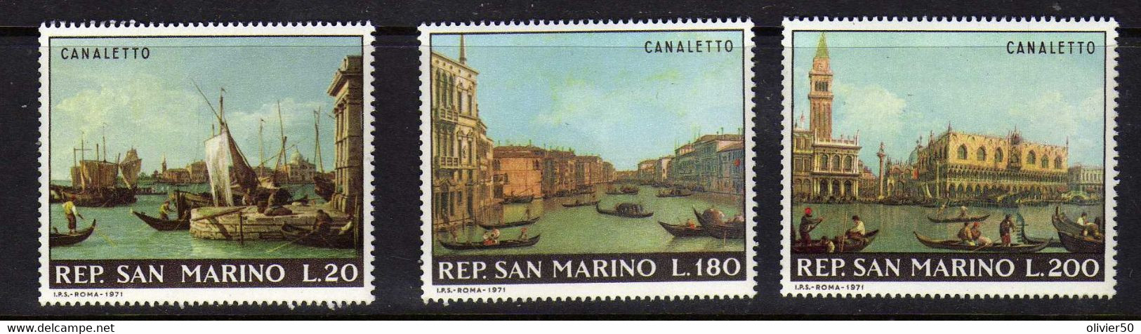 Saint-Marin  (1971)  -Tableaux De Canaletto -   Neufs** - Unused Stamps