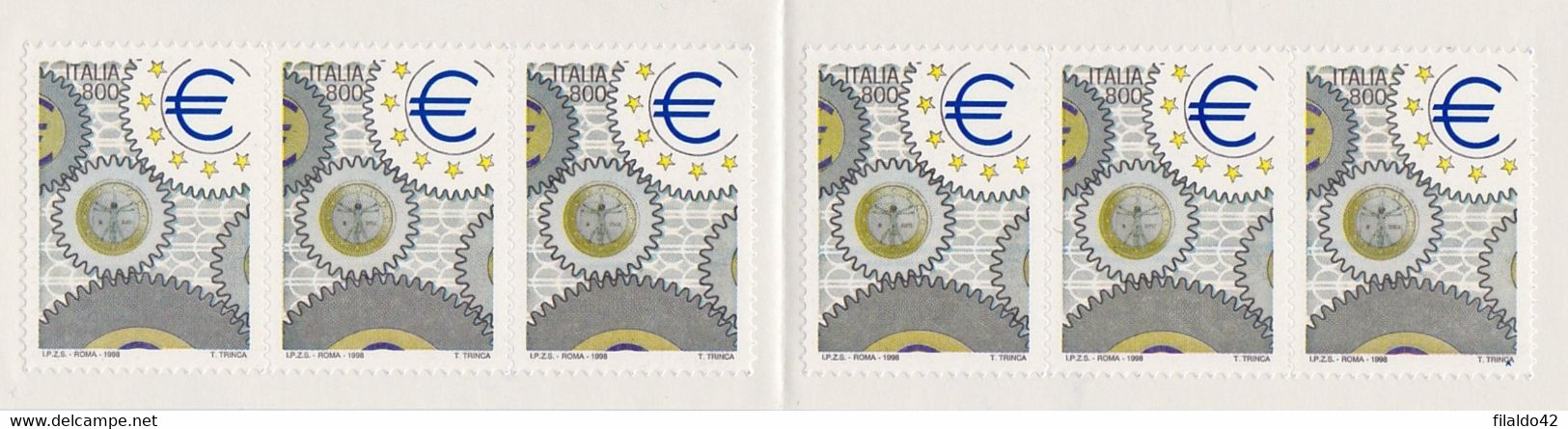 Italia - 1998 - Italia '98 "TRINCAA" Invece Di "TRINCA" Libretto Di 6v MNH** (rif. L18a Cat.Unificato) - Varietà E Curiosità