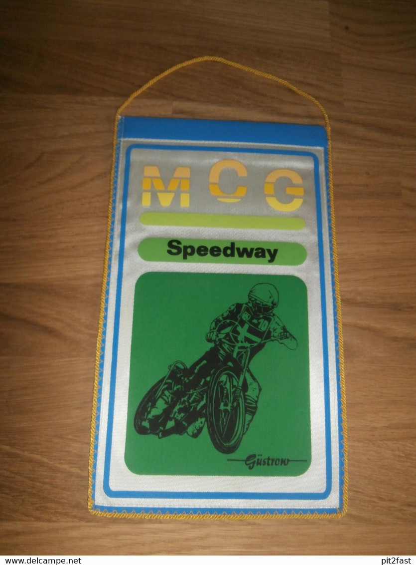 Speedway Wimpel MC Güstrow , ADMV , DDR , Mecklenburg  !!! - Motos