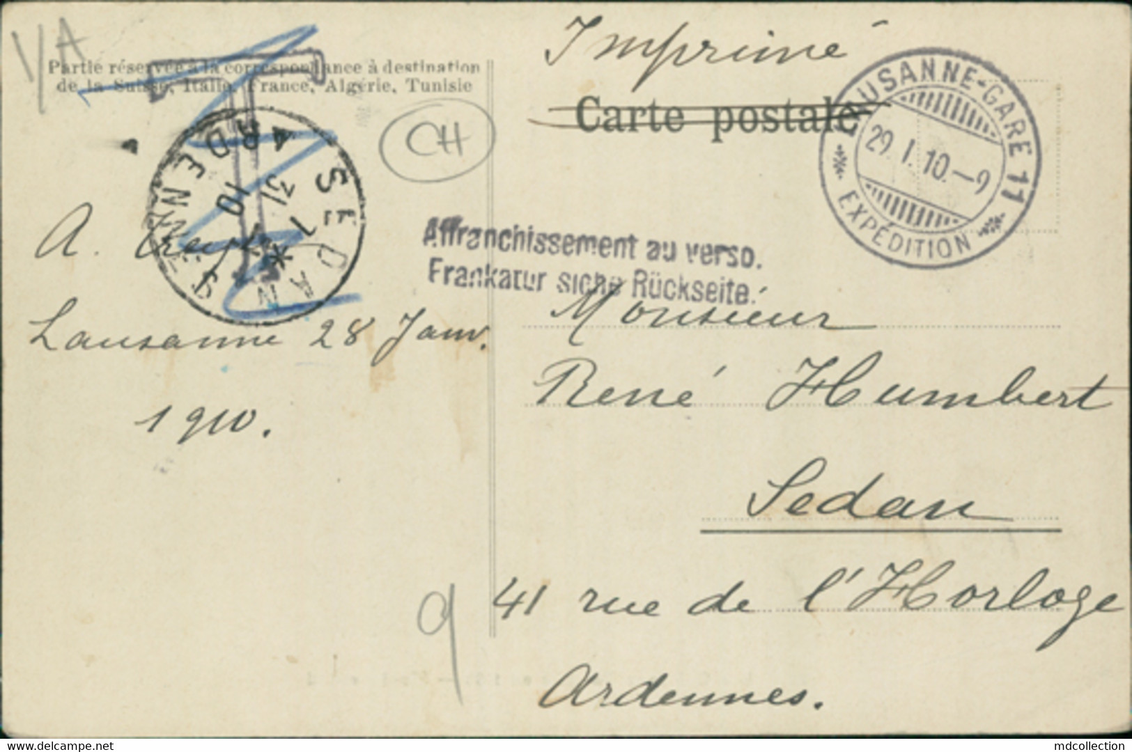 CH MONTCHERAND   / Les Chateaux Vaudois En 1904 / - Montcherand