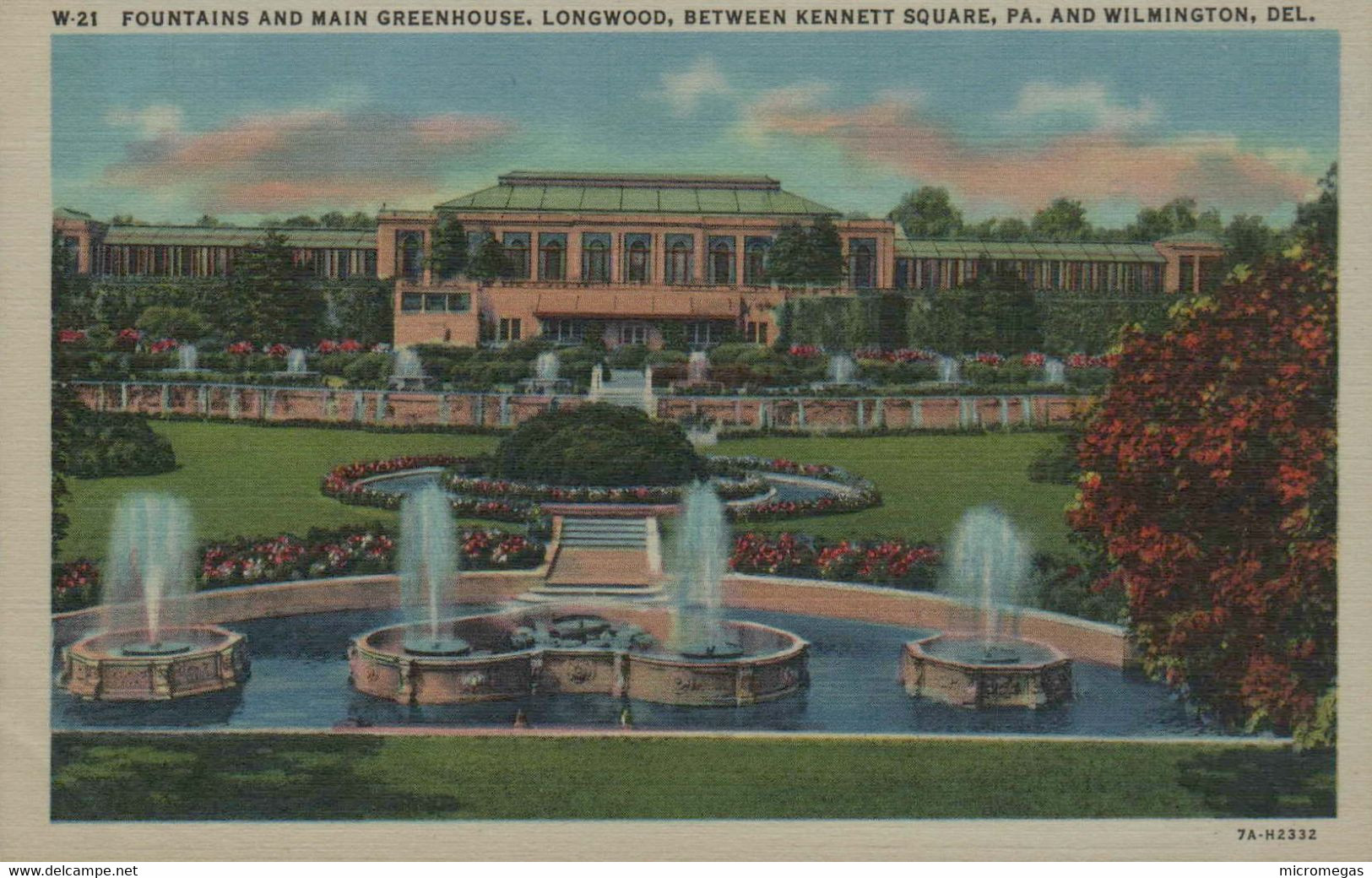 Fountains And Main Greenhouse, Longwood, Between Kennett Square, PA. And Wilmington, Del. - Wilmington