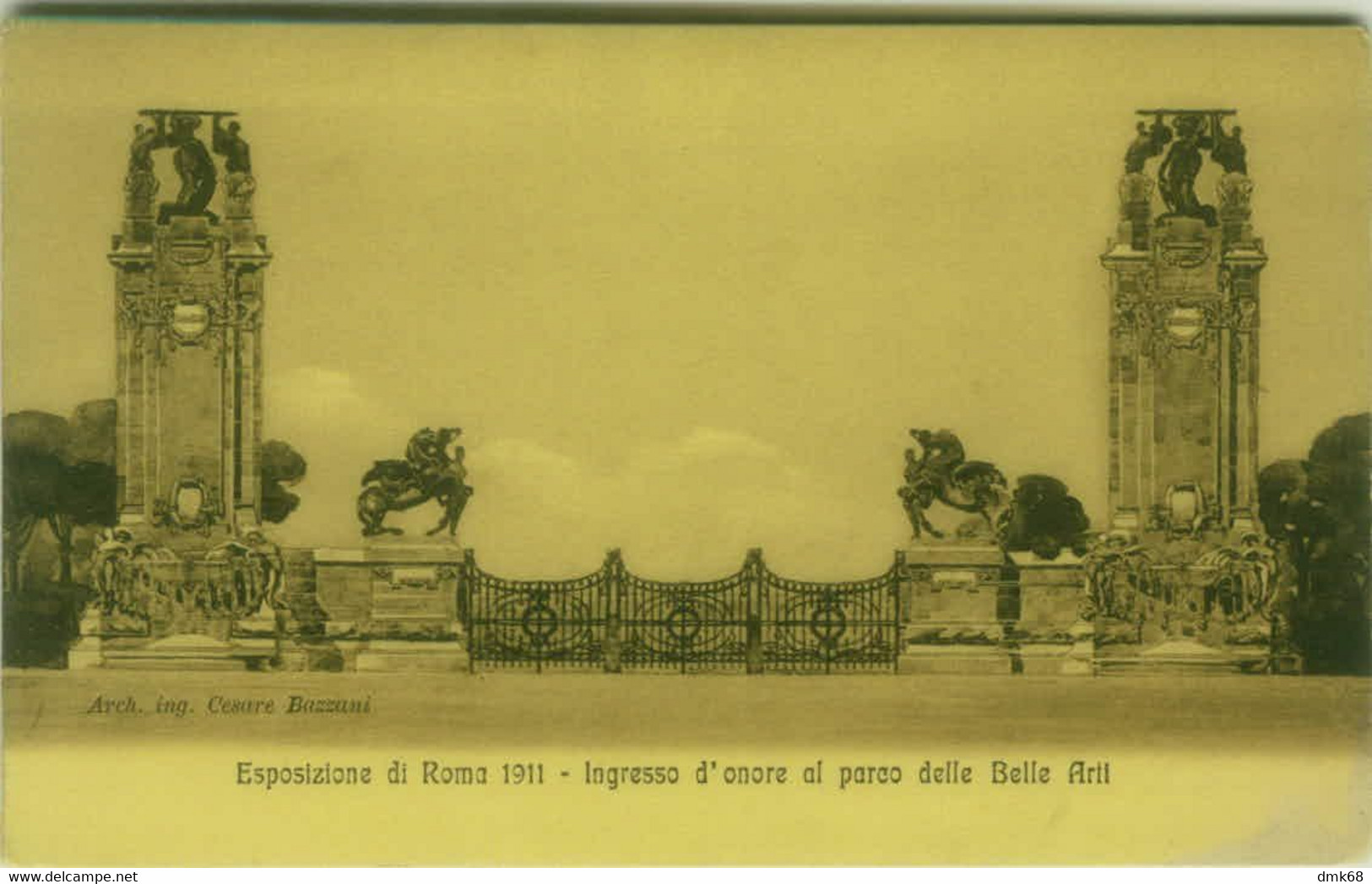ROMA - ESPOSIZIONE DEL 1911 - INGRESSO D'ONORE AL PARCO DELLE BELLE ARTI - EDIZIONE ALTEROCCA (6909) - Ausstellungen