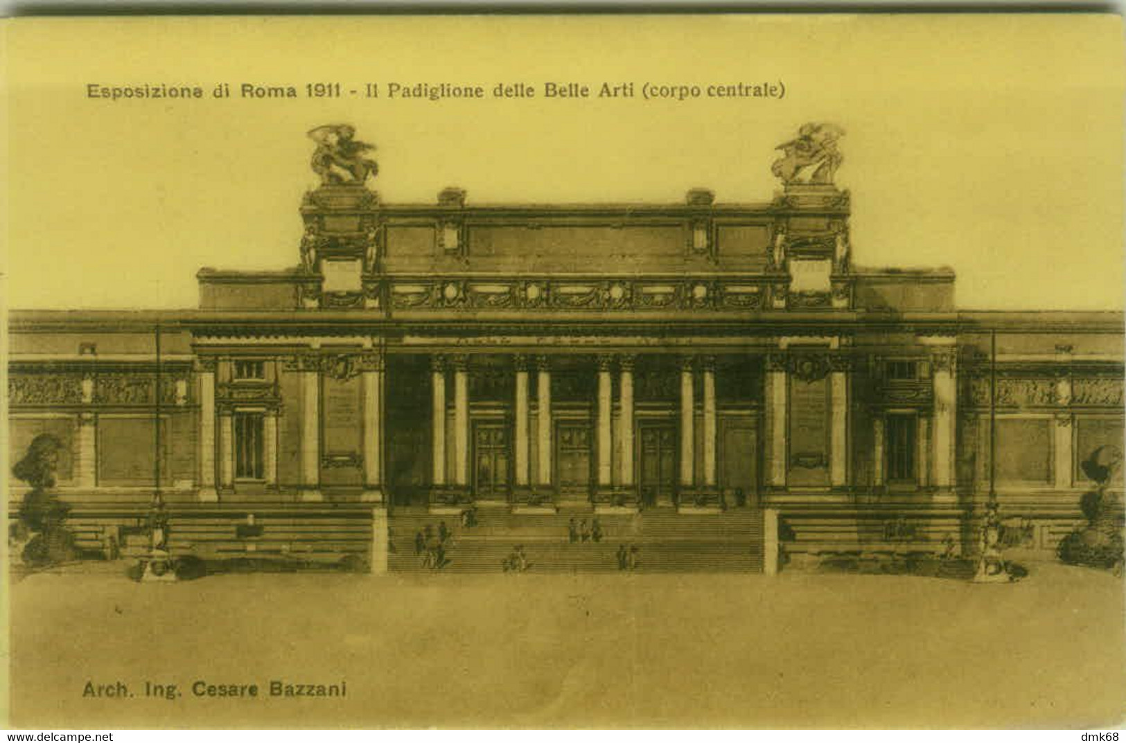 ROMA - ESPOSIZIONE DEL 1911 - IL PADIGLIONE DELLE BELLE ARTI -  ING. CESARE BAZZANI - EDIZIONE ALTEROCCA (6910) - Exhibitions