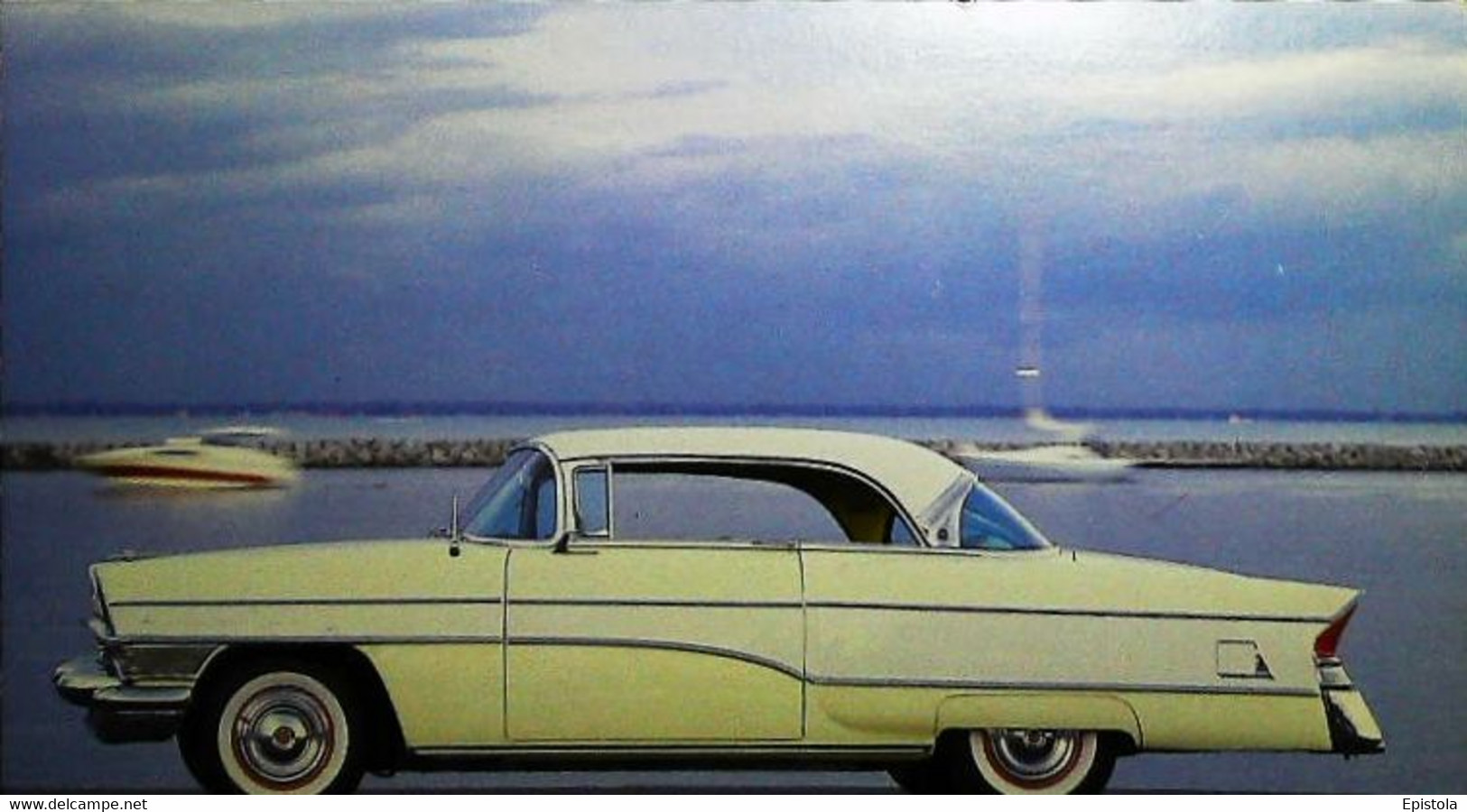 ► PACKARD Clipper 1956  - Automobile    (Litho. U.S.A.) - American Roadside