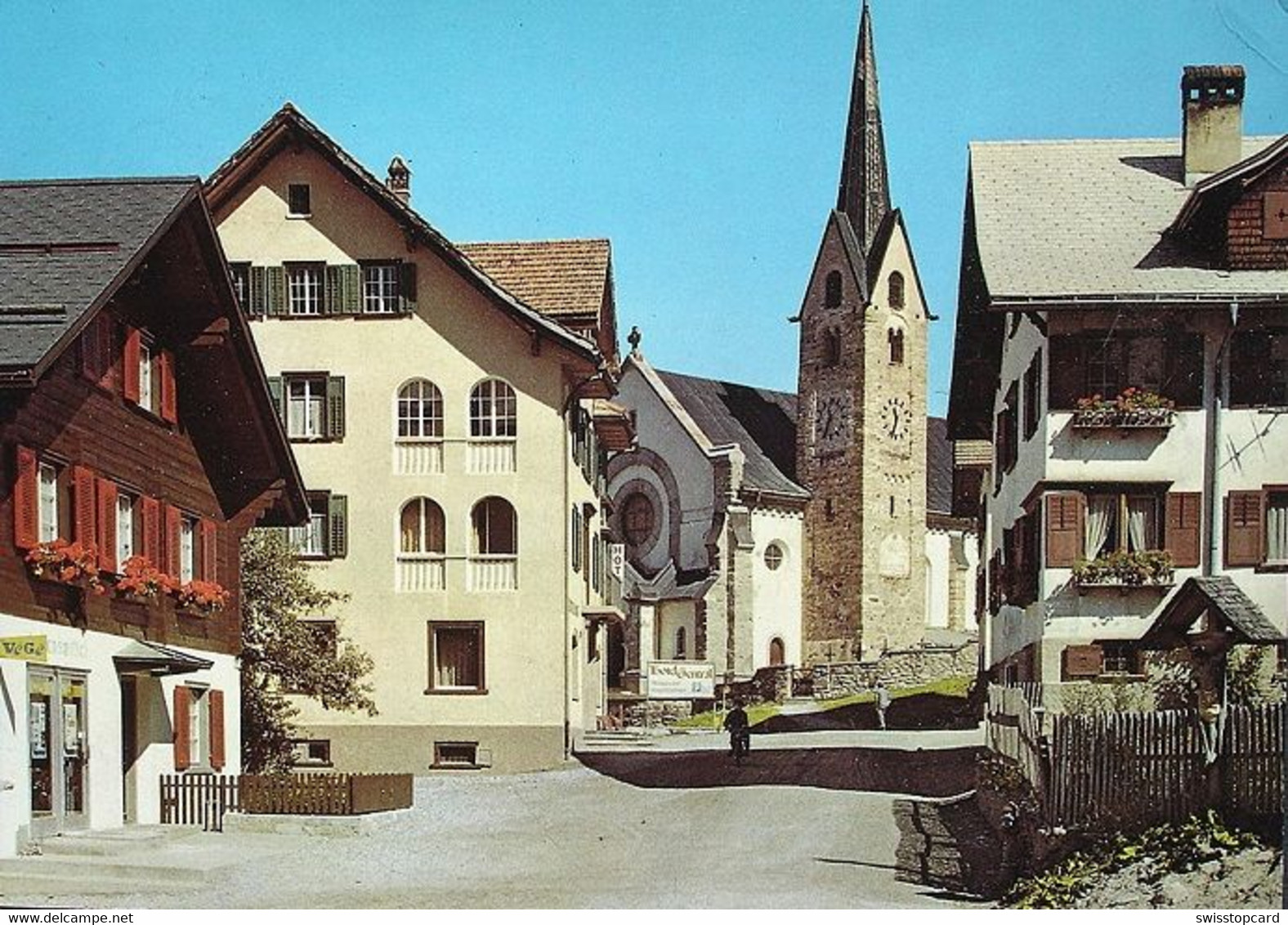 OBERSAXEN-MEIERHOF Dorfpartie Hotel Central Lebensmittel Markt VéGé - Obersaxen