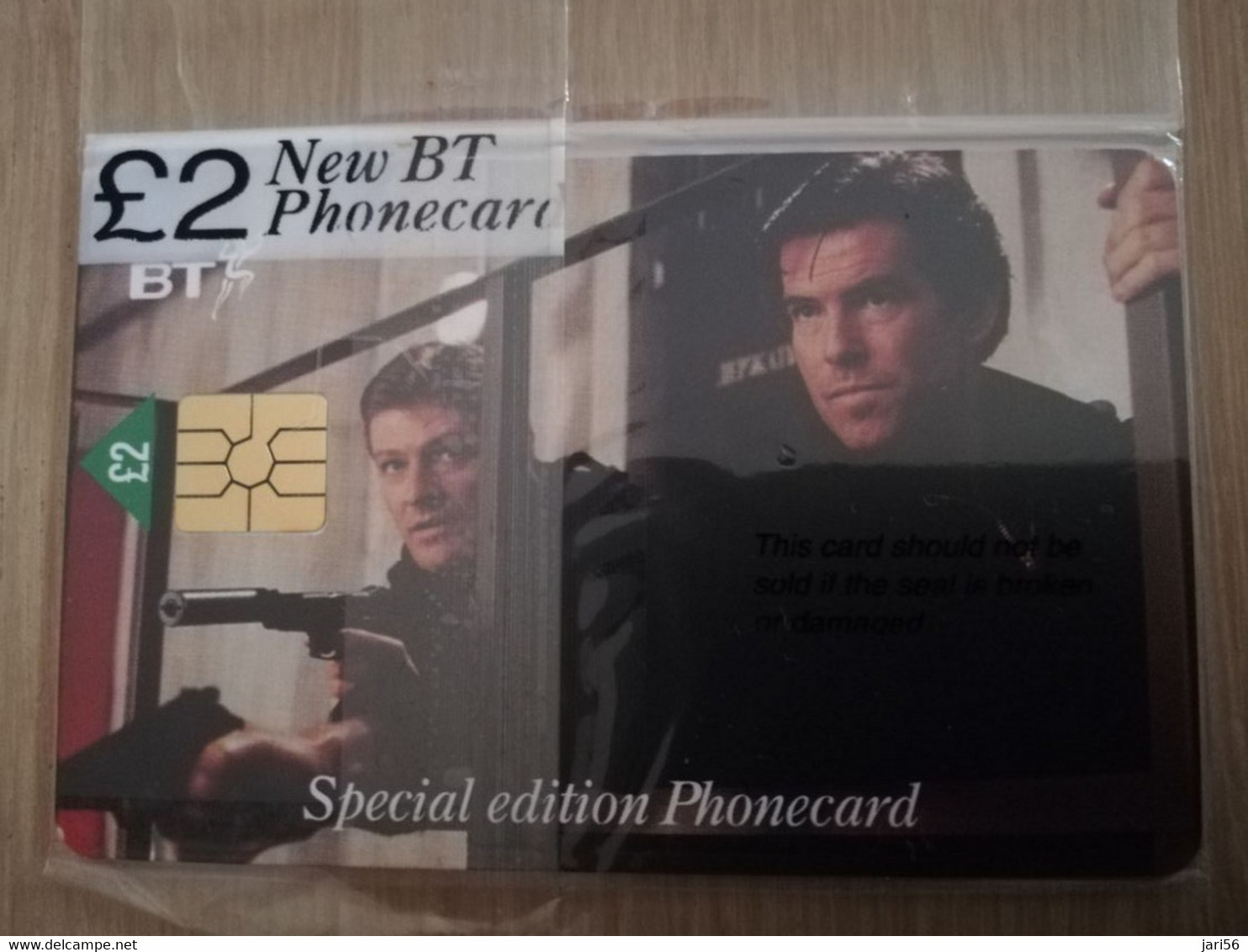 GREAT BRETAGNE  CHIPCARDS  JAMES BOND  GOLDEN EYE     SERIE 6X 2 POUND Sealed In Wrapper    MINT CONDITION      **3859** - BT Général