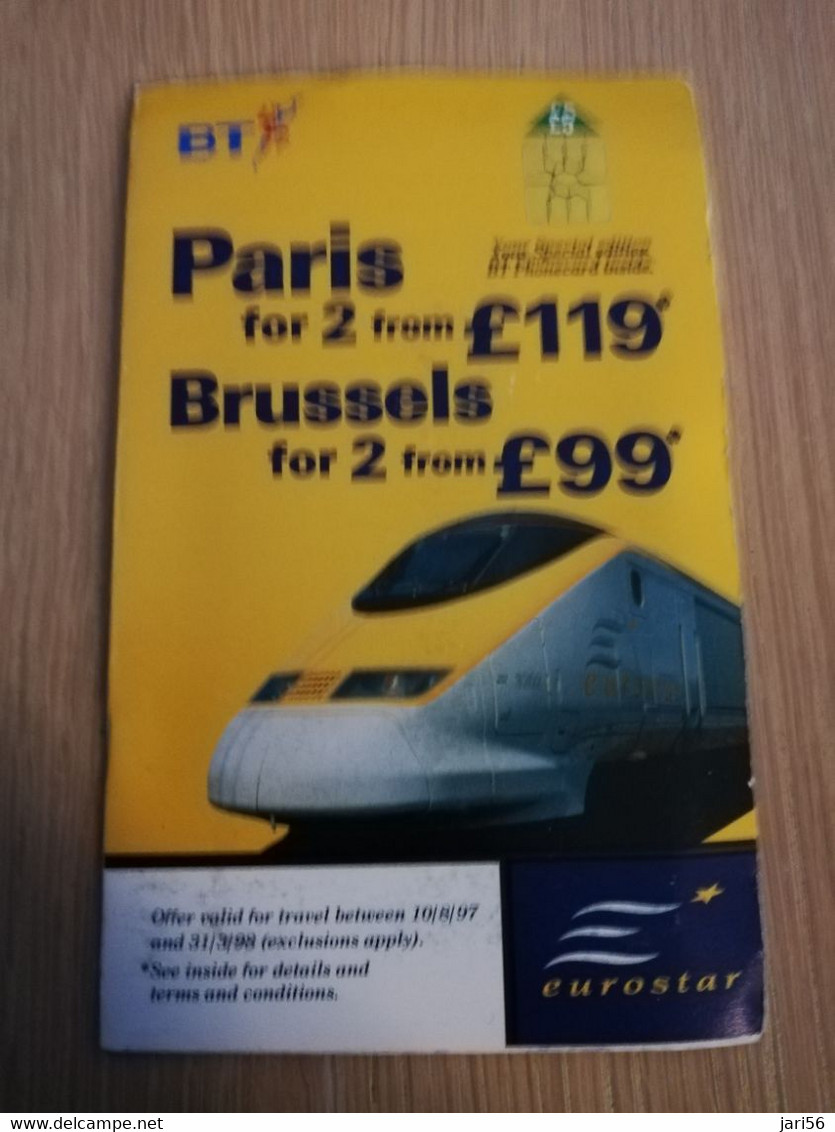 GREAT BRETAGNE  CHIPCARDS  EUROSTAR /SPECIAL FOLDER       5 POUND Sealed In Wrapper    MINT CONDITION      **3860** - BT Generale