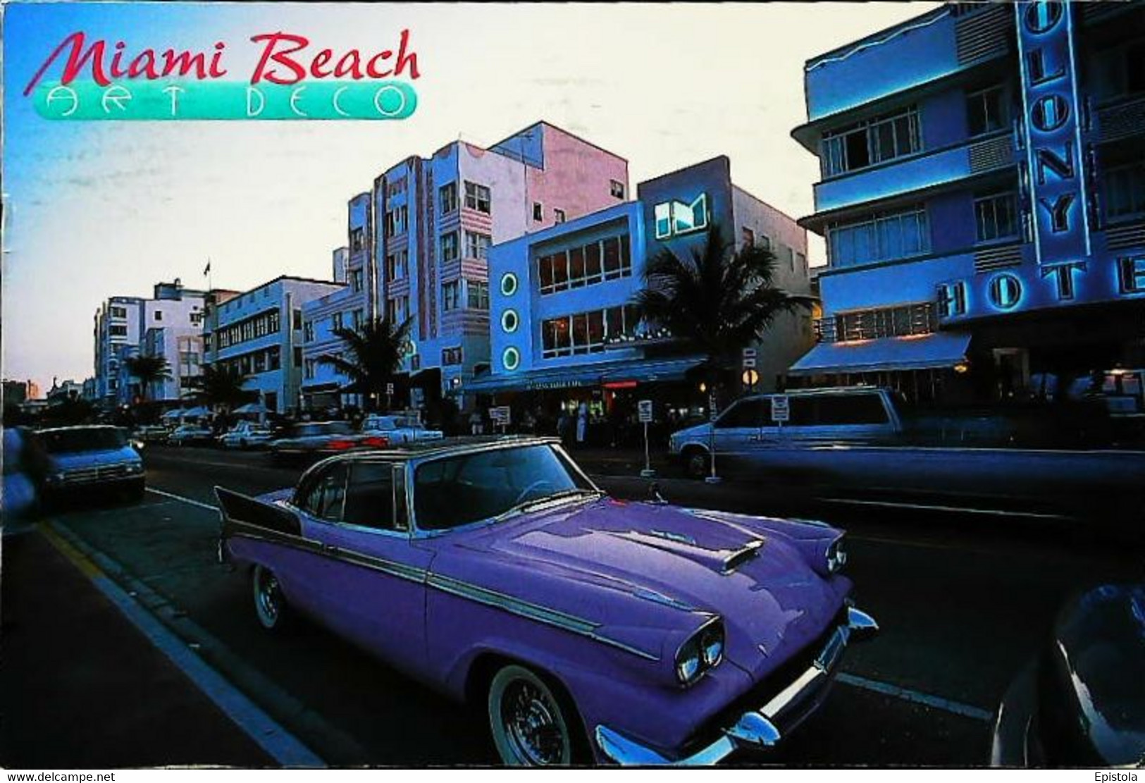 ► PACKARD Sport Coupé 1999  - Automobile (Art Deco District Miami) - American Roadside