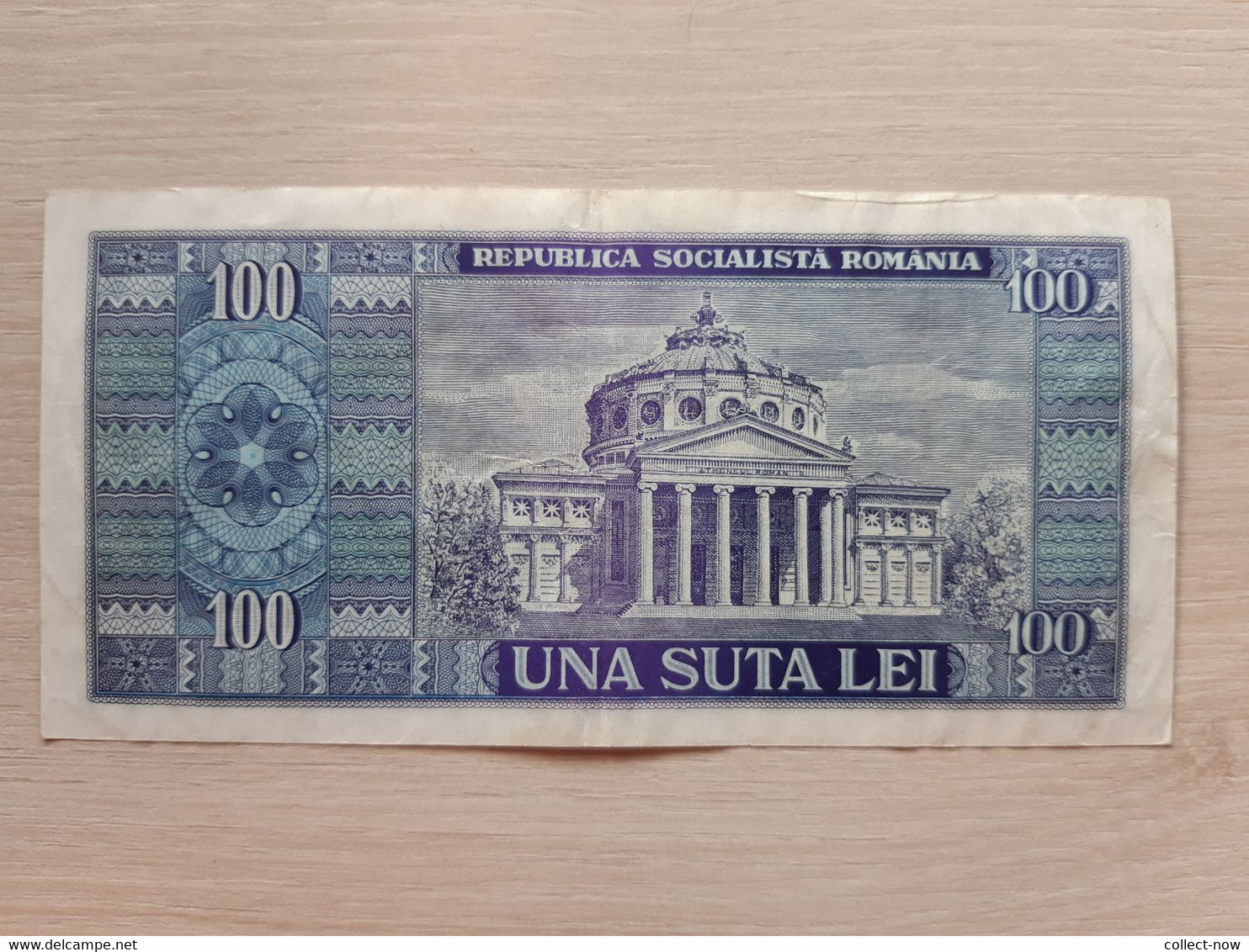 1966 - 100 Lei - Nicolae Bălcescu , Banknotes Banknoten Billets Banconote , Romania Rumanien Roumanie - Rumania