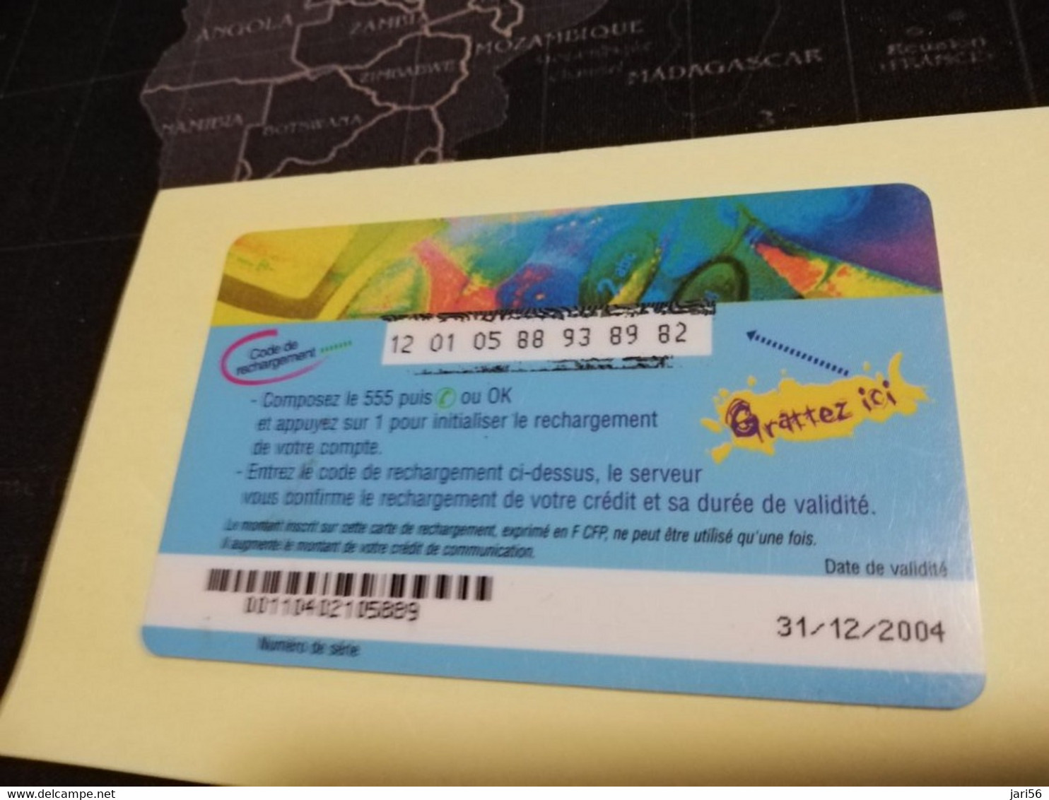 NOUVELLE CALEDONIA  PREPAID CARD  ECHANTILLON  LIBERTE     OPT    ** 3872 ** - Nouvelle-Calédonie