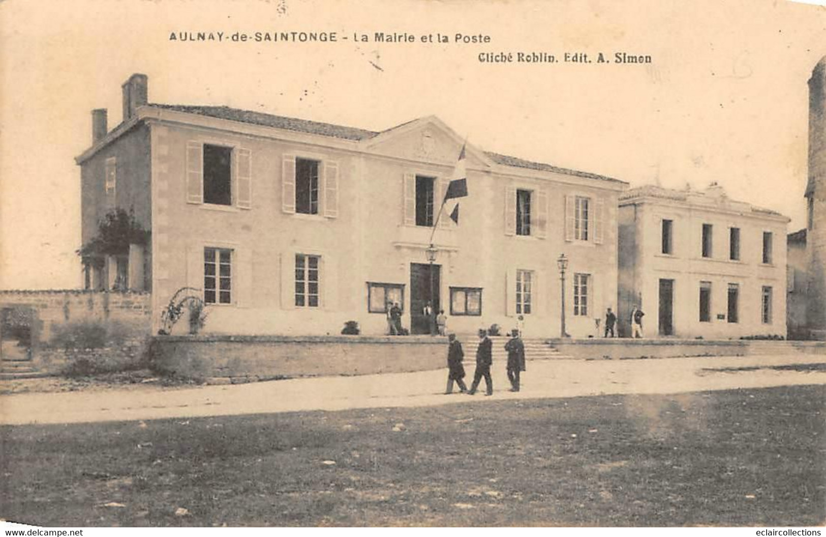 Aulnay De Saintonge       17      Mairie Et Poste         (voir Scan) - Aulnay