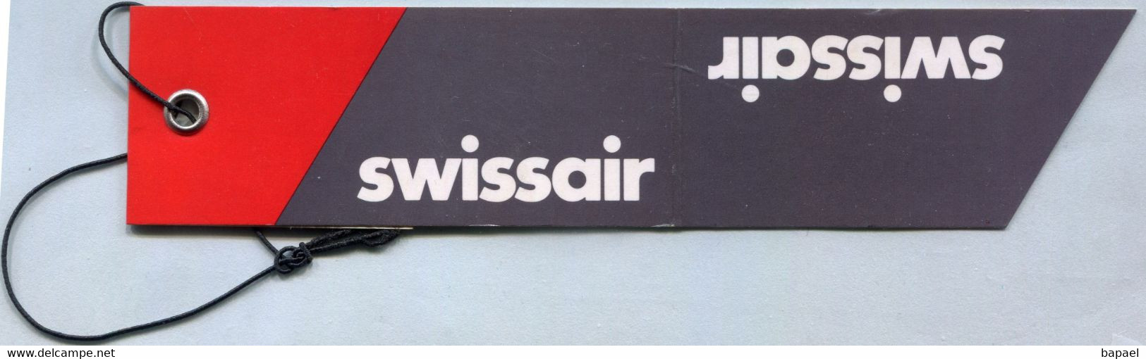 Étiquette De Bagages - Swissair (Recto-Verso) - Baggage Labels & Tags