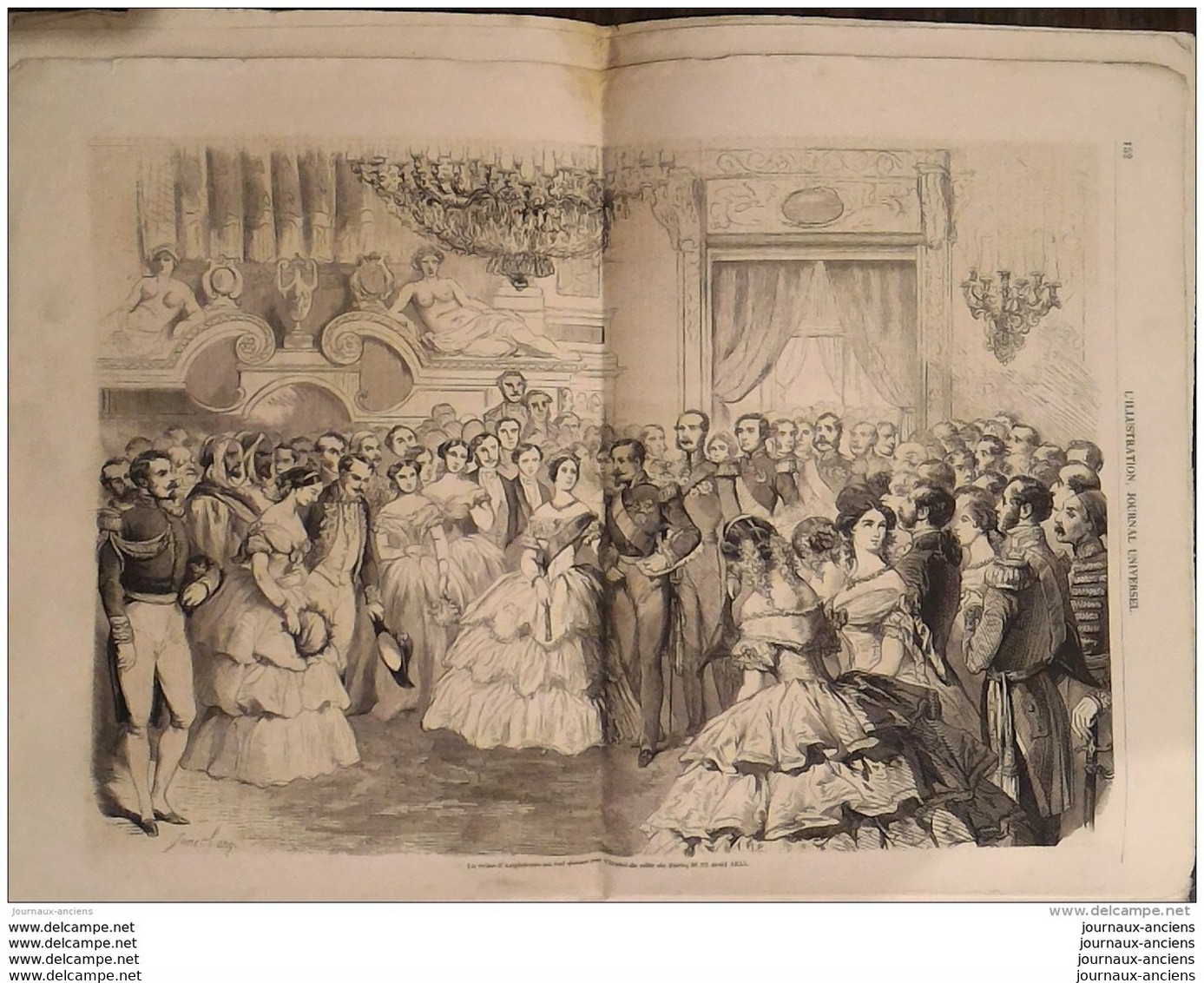 1855 TRAPPES REVUE AGRICOLE - PORNIC STATUE AMIRAL LE RAY - REINE D'ANGLETERRE - HOTEL DE VILLE DE LYON - HENRI VALENTIN - 1850 - 1899