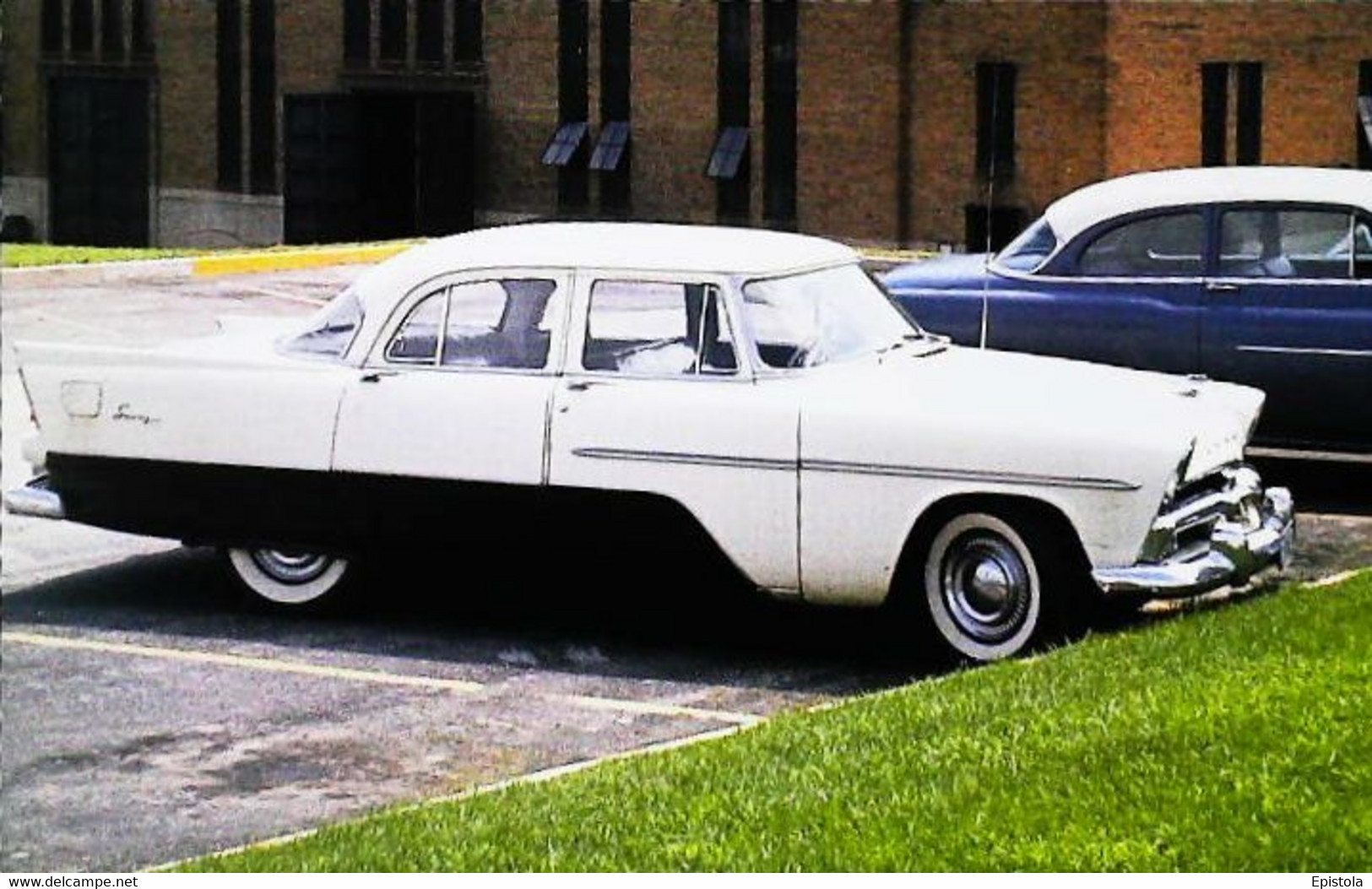 ► PLYMOUTH  Savoy Sedan 1956  (Litho In U.S.A.) - American Roadside