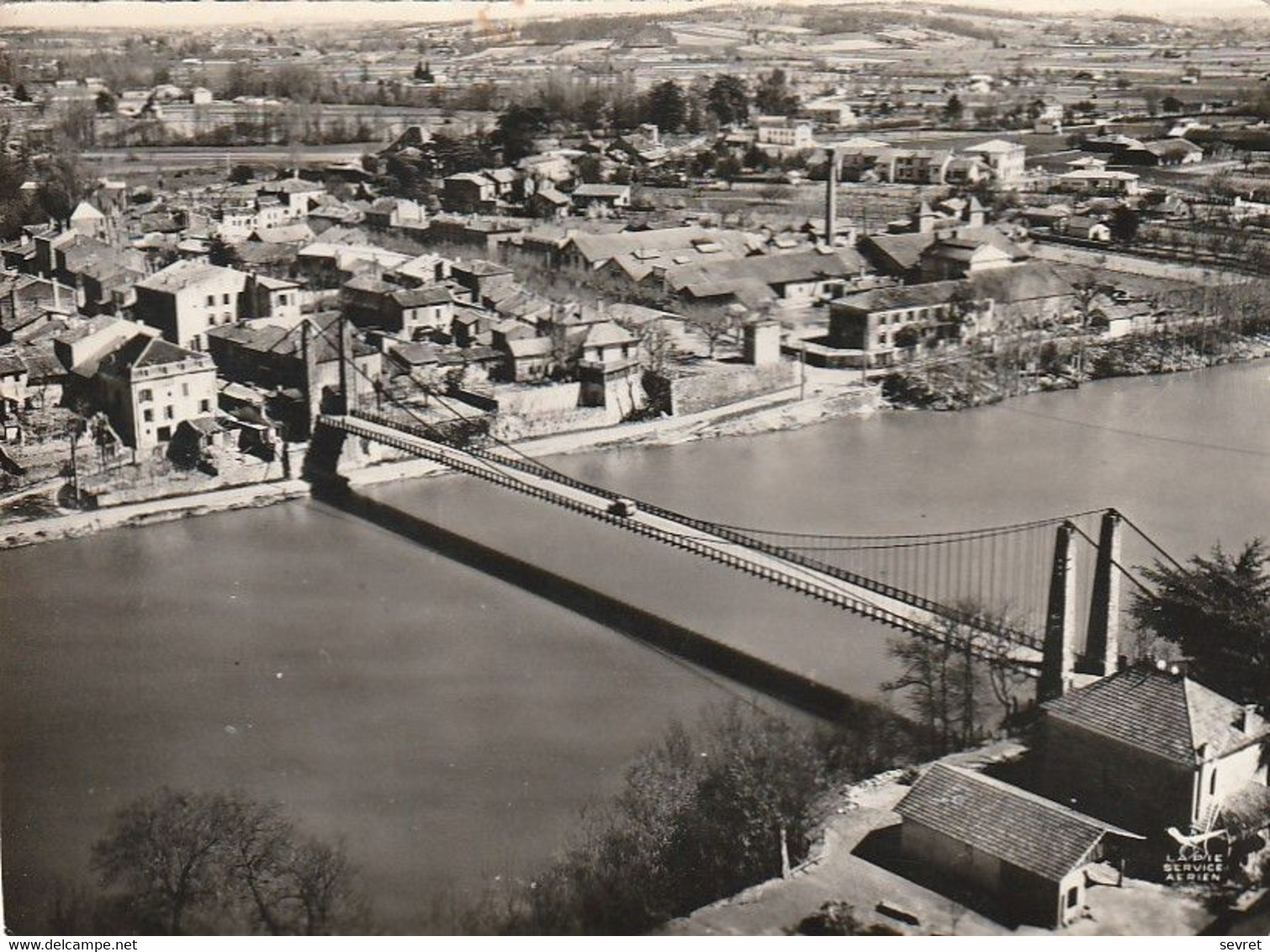 CASSENEUL   - Le Pont Suspendu Sur Le Lot     CPM  Dentelée - Altri & Non Classificati